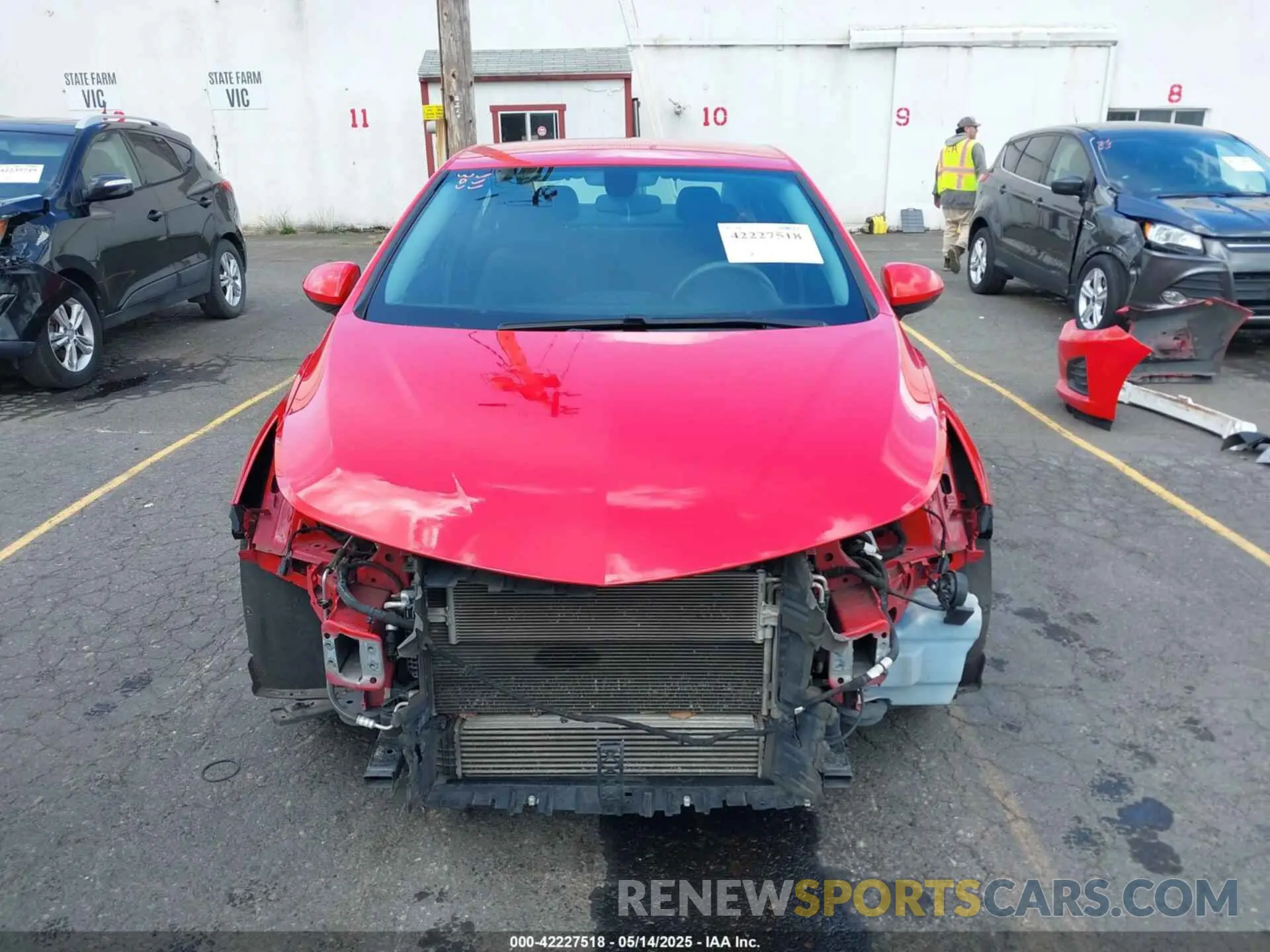 13 Photograph of a damaged car 1G1BJ5SM5K7106904 CHEVROLET CRUZE 2019