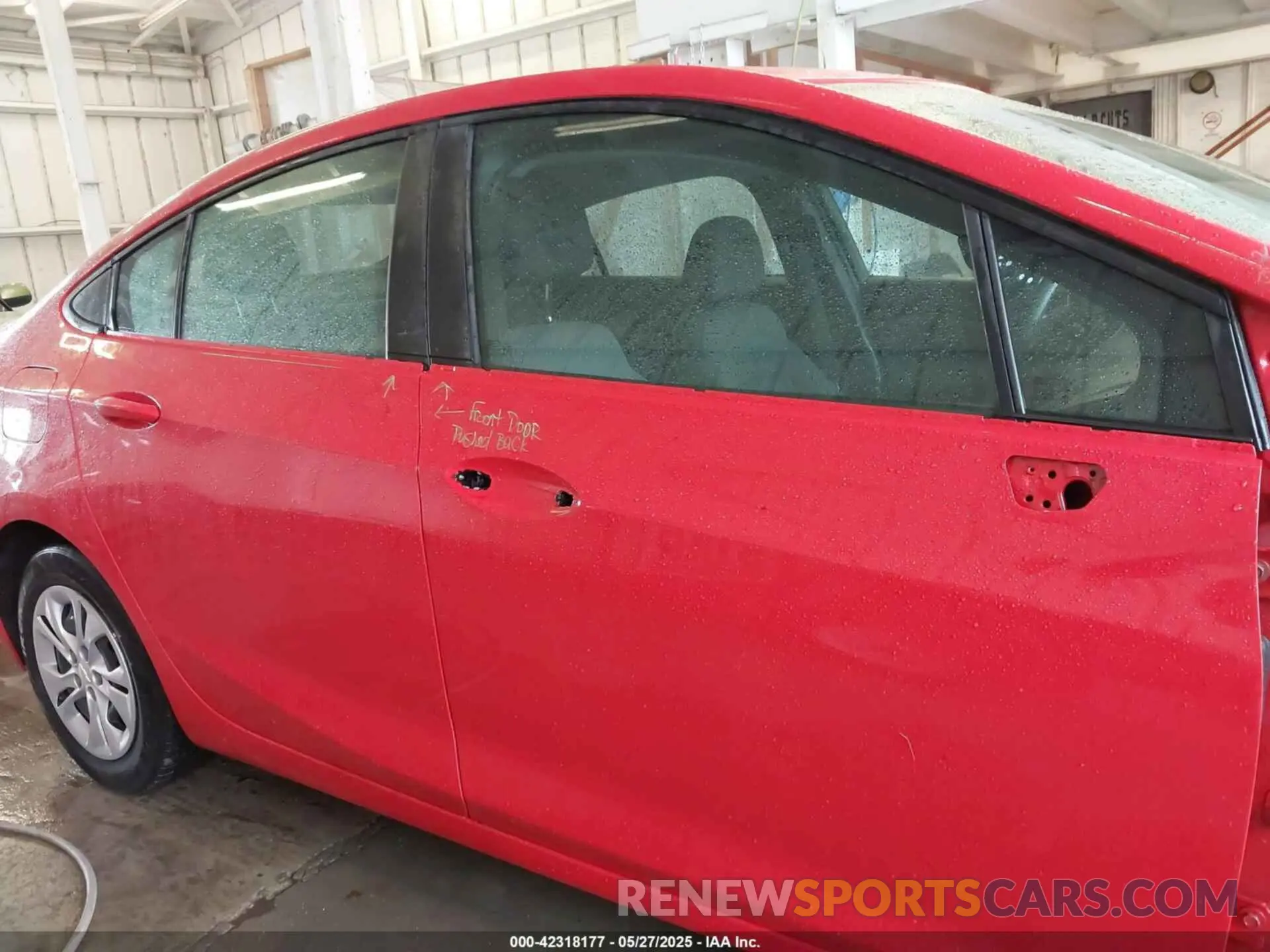 13 Photograph of a damaged car 1G1BJ5SM8K7102927 CHEVROLET CRUZE 2019
