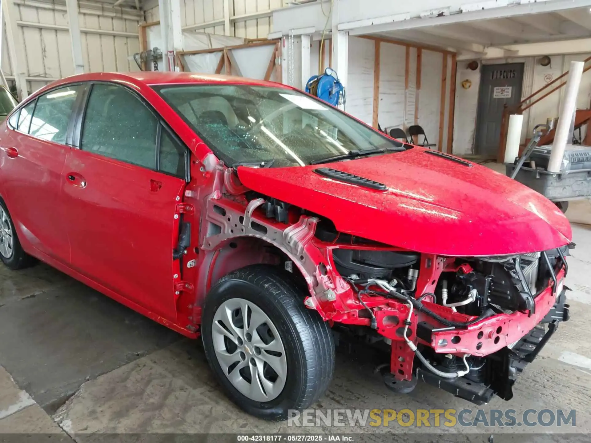 6 Photograph of a damaged car 1G1BJ5SM8K7102927 CHEVROLET CRUZE 2019