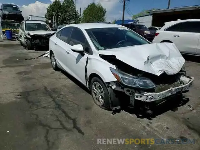 14 Photograph of a damaged car 1G1BJ5SMXK7105280 CHEVROLET CRUZE 2019