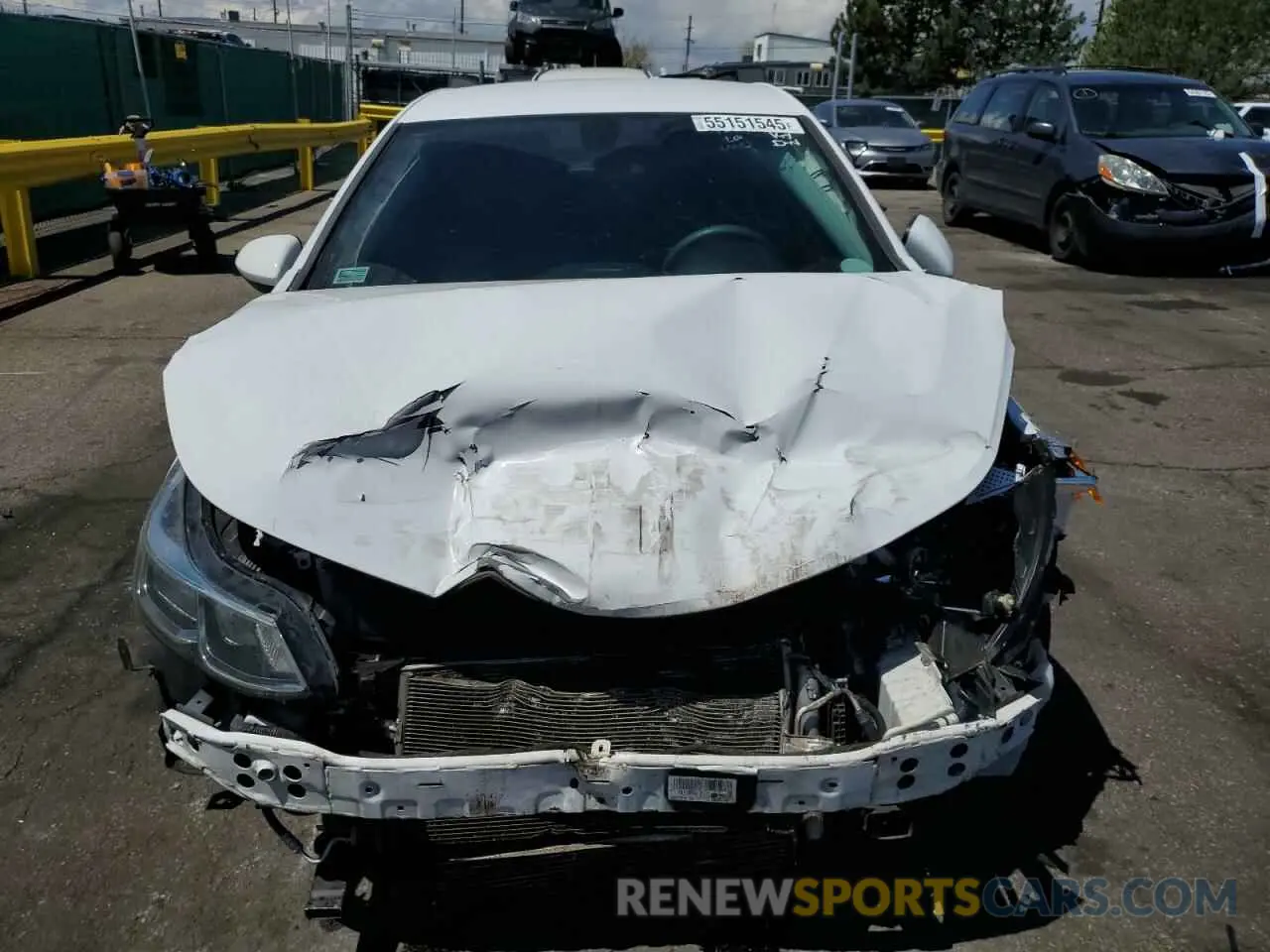 5 Photograph of a damaged car 1G1BJ5SMXK7105280 CHEVROLET CRUZE 2019