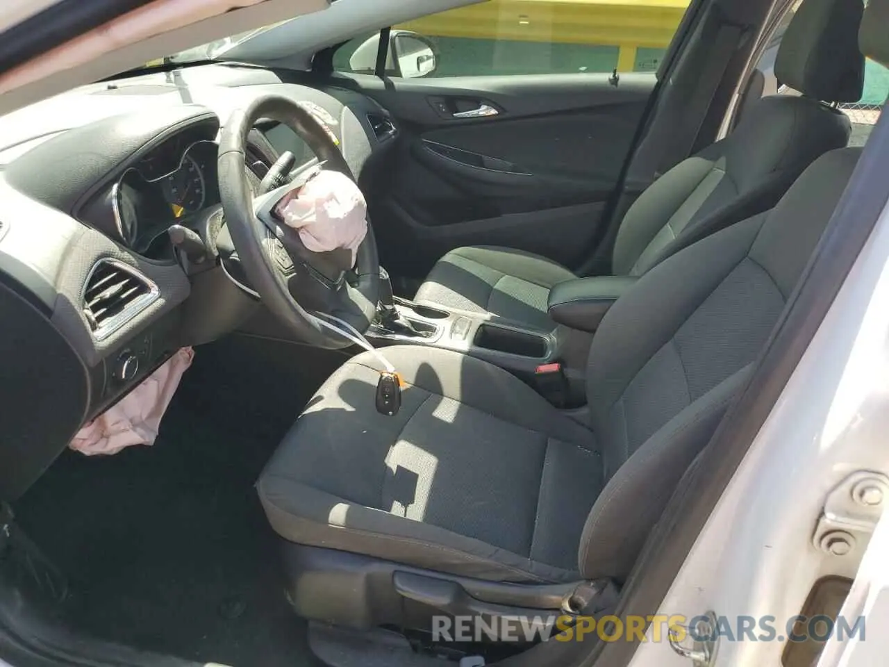 7 Photograph of a damaged car 1G1BJ5SMXK7105280 CHEVROLET CRUZE 2019