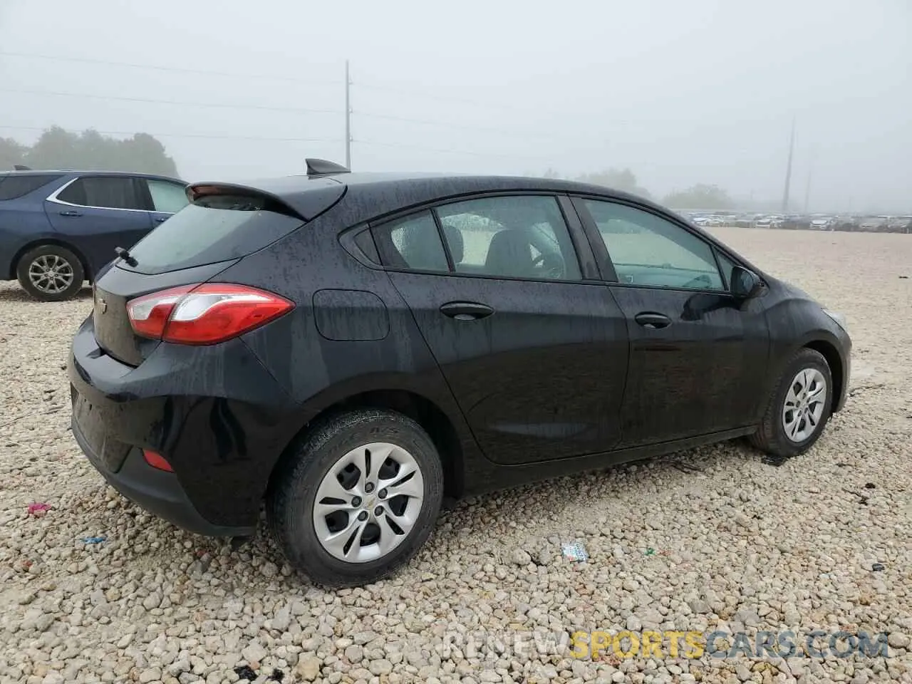3 Photograph of a damaged car 3G1BC6SM2KS535726 CHEVROLET CRUZE 2019
