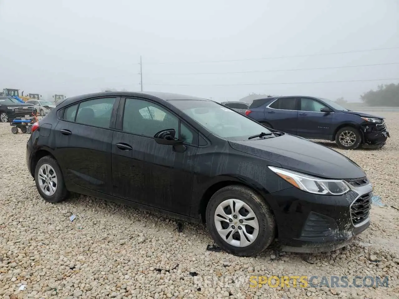 4 Photograph of a damaged car 3G1BC6SM2KS535726 CHEVROLET CRUZE 2019