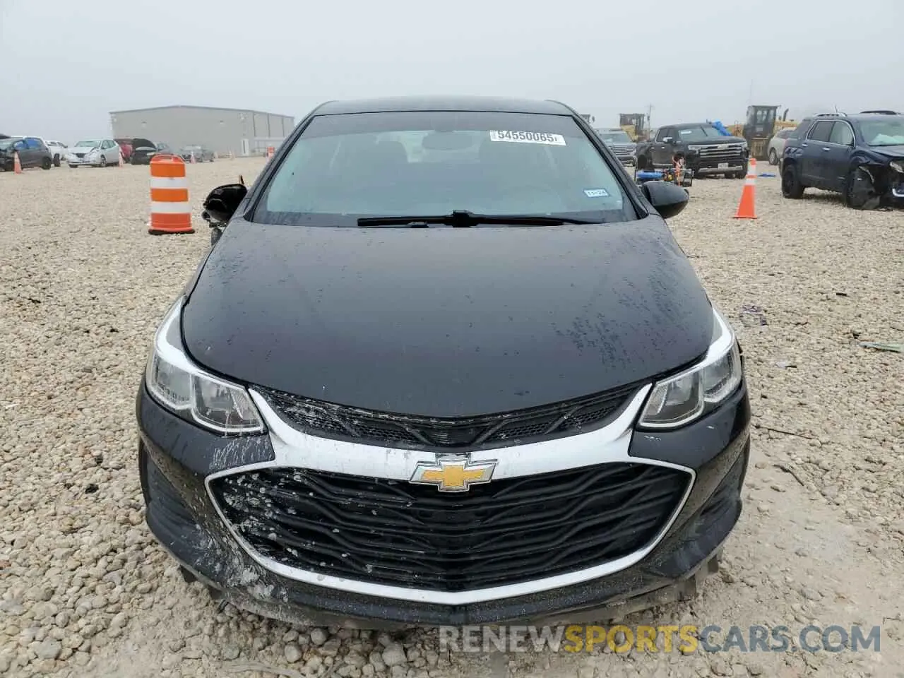 5 Photograph of a damaged car 3G1BC6SM2KS535726 CHEVROLET CRUZE 2019