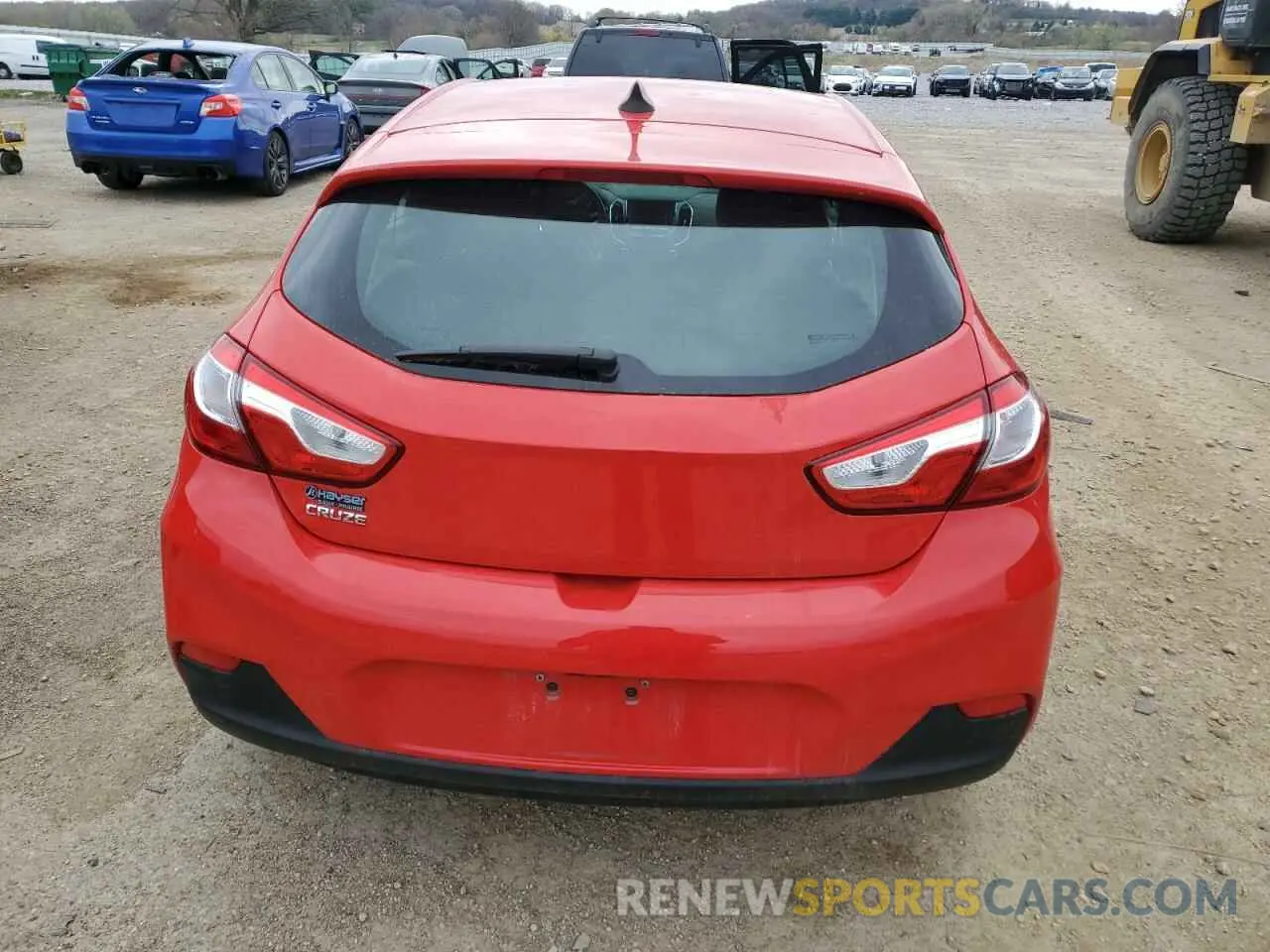 6 Photograph of a damaged car 3G1BC6SM2KS601594 CHEVROLET CRUZE 2019