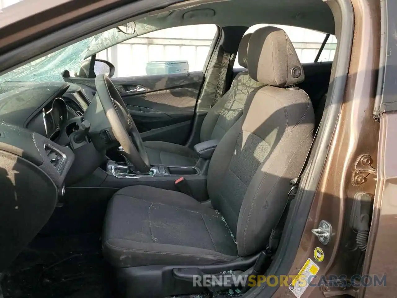 7 Photograph of a damaged car 3G1BC6SM4KS595507 CHEVROLET CRUZE 2019