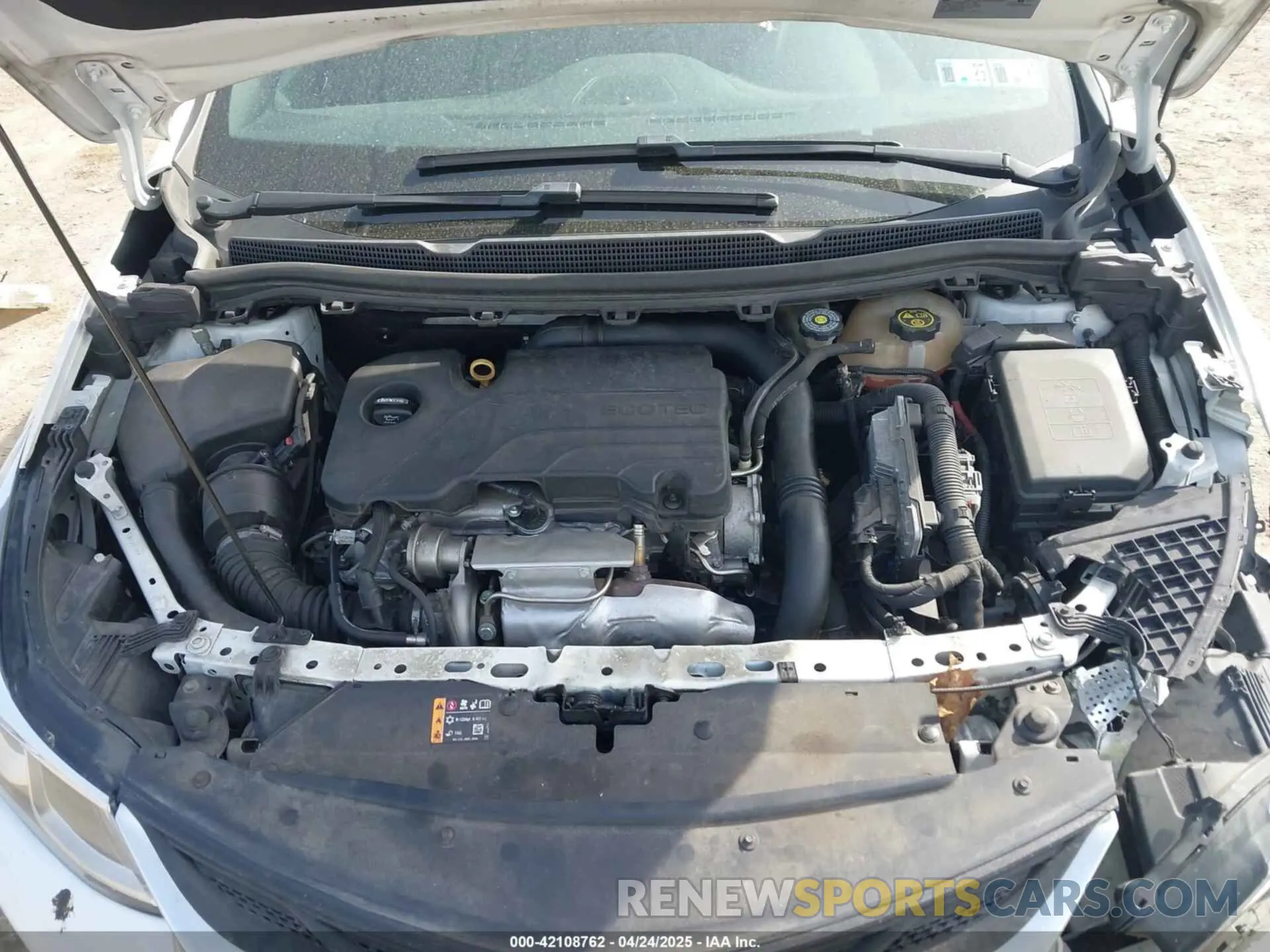10 Photograph of a damaged car 3G1BC6SM4KS603489 CHEVROLET CRUZE 2019