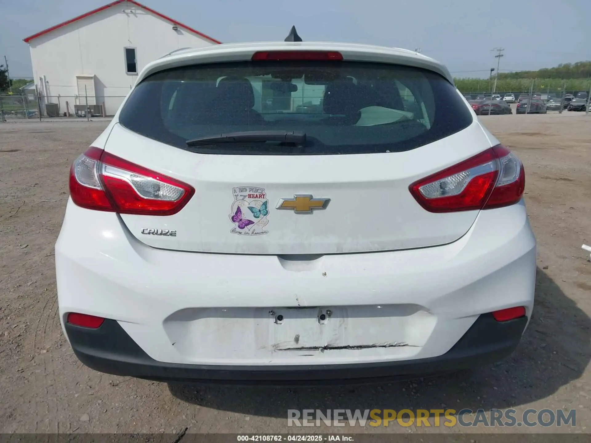 16 Photograph of a damaged car 3G1BC6SM4KS603489 CHEVROLET CRUZE 2019