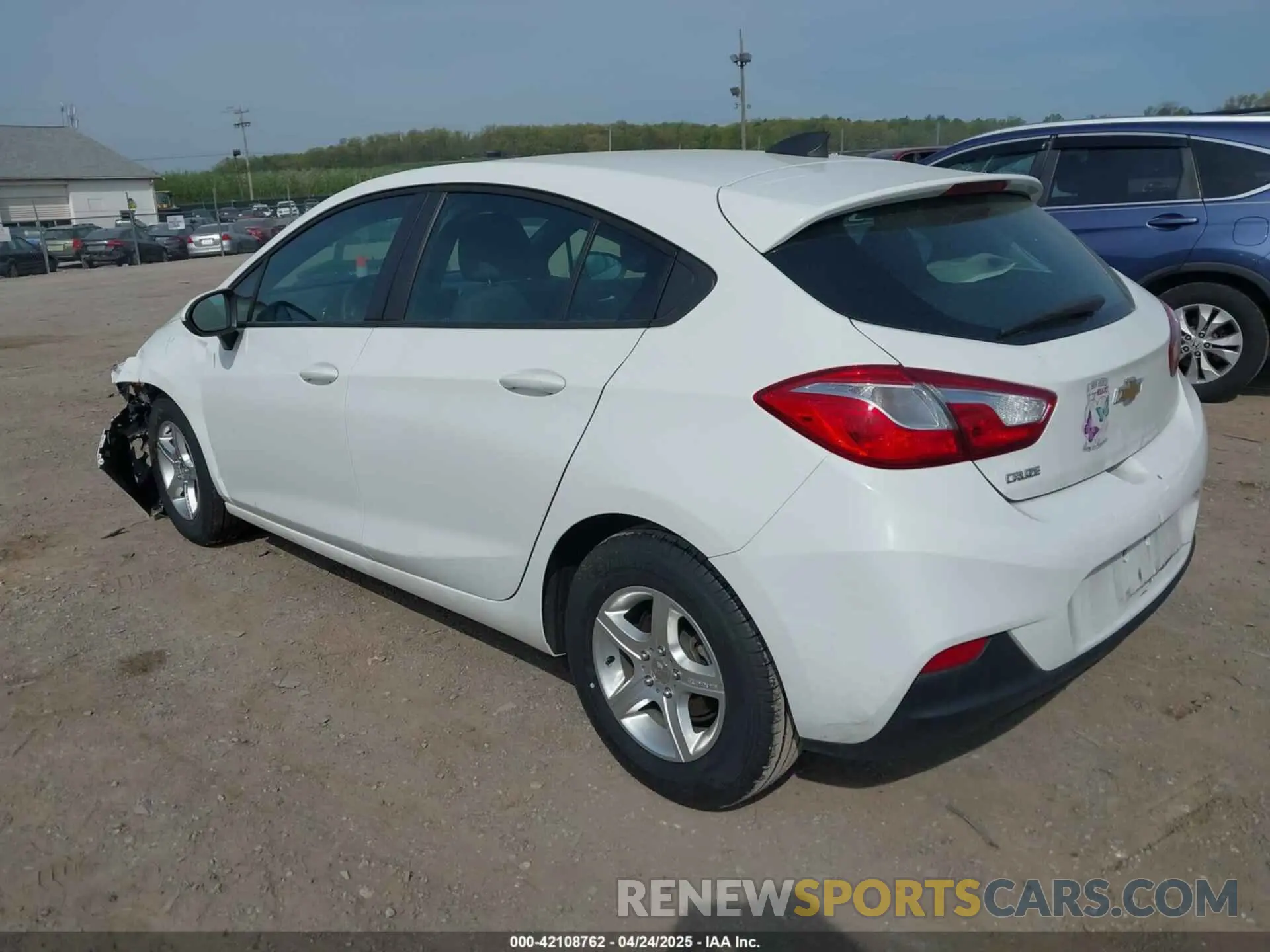 3 Photograph of a damaged car 3G1BC6SM4KS603489 CHEVROLET CRUZE 2019