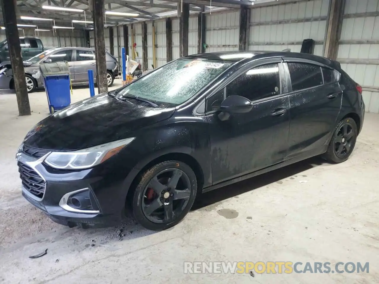 1 Photograph of a damaged car 3G1BC6SM4KS611642 CHEVROLET CRUZE 2019