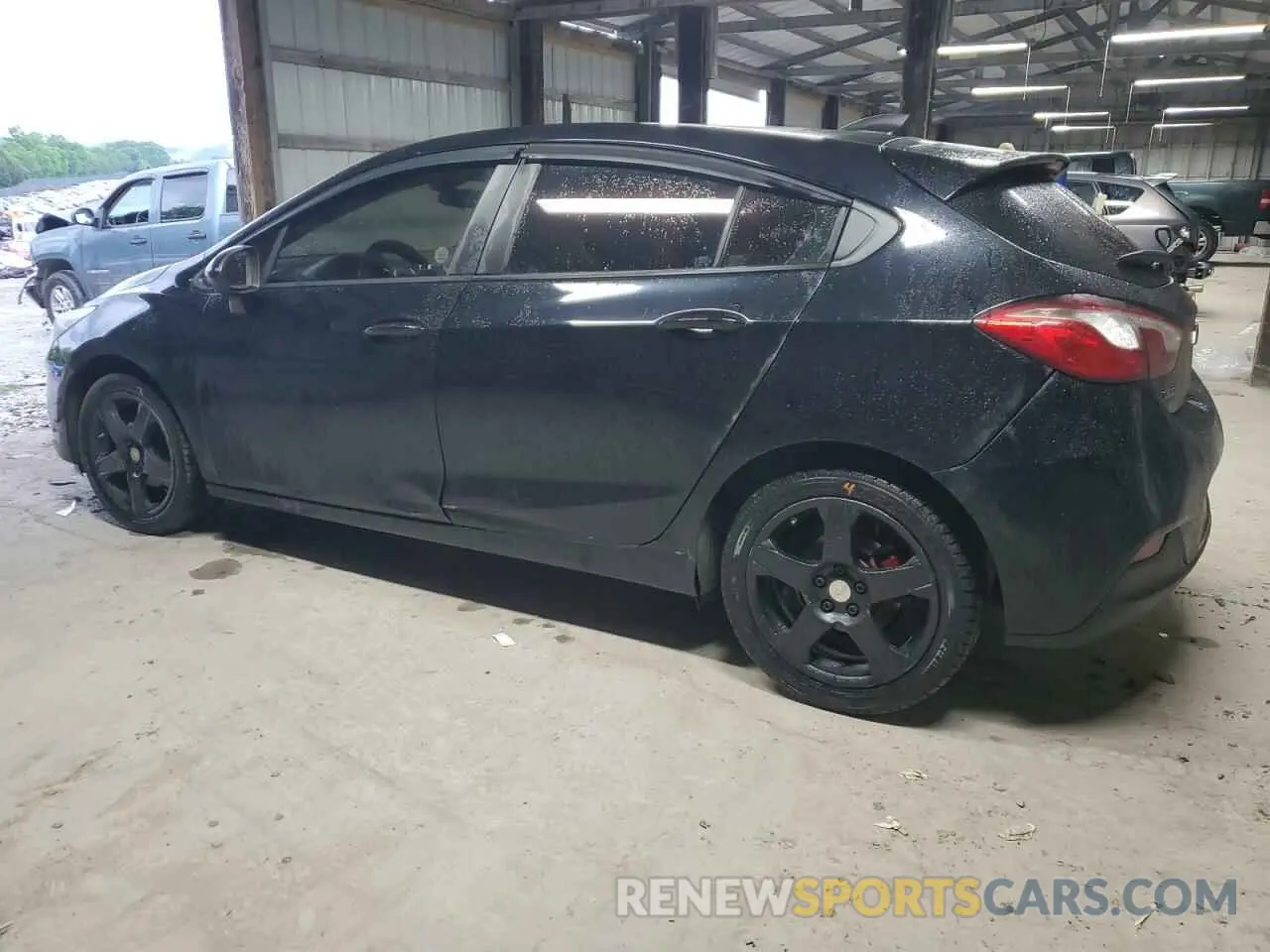 2 Photograph of a damaged car 3G1BC6SM4KS611642 CHEVROLET CRUZE 2019
