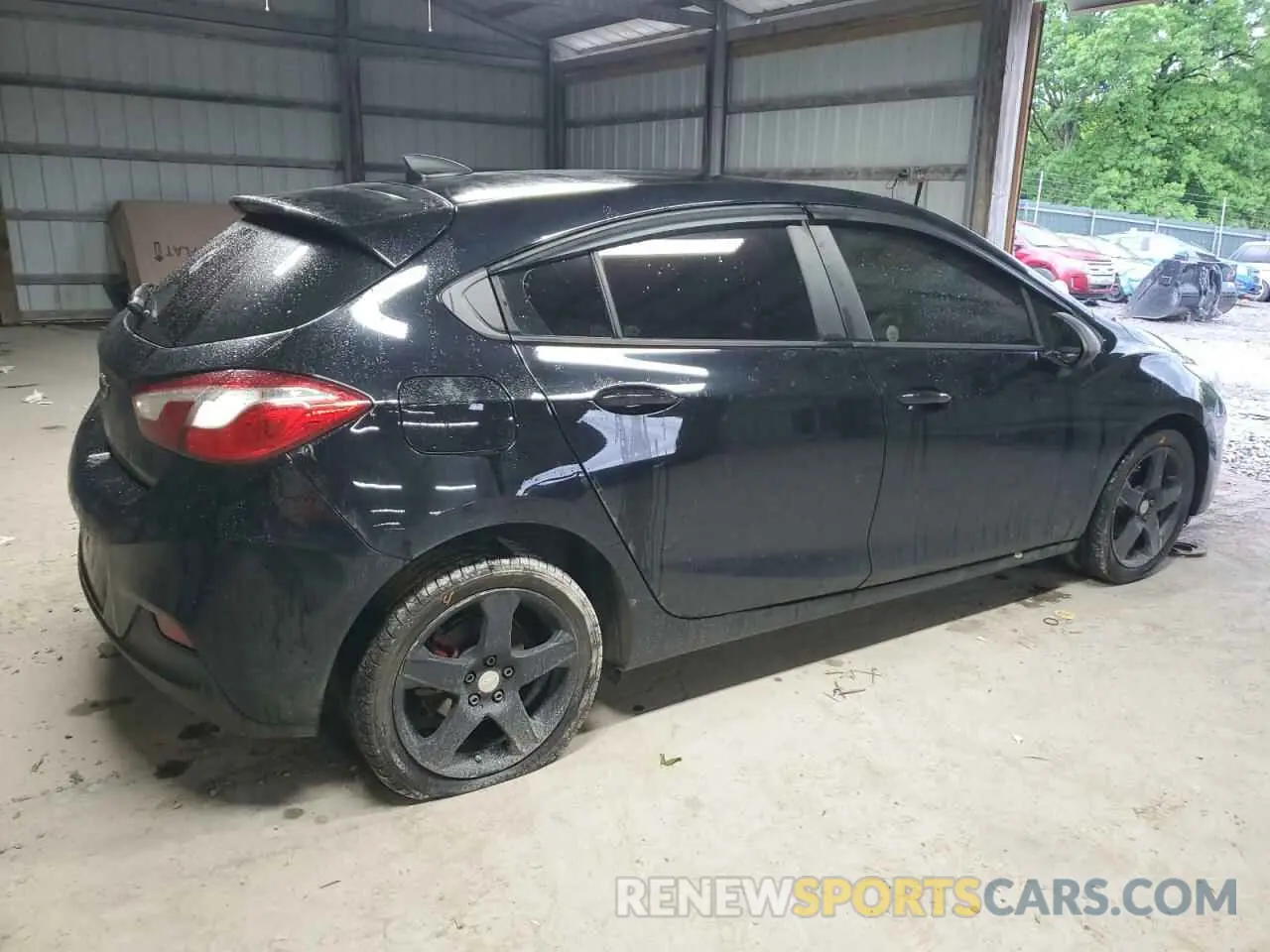 3 Photograph of a damaged car 3G1BC6SM4KS611642 CHEVROLET CRUZE 2019
