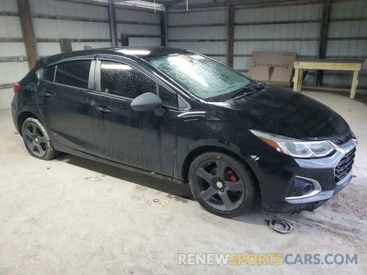 4 Photograph of a damaged car 3G1BC6SM4KS611642 CHEVROLET CRUZE 2019