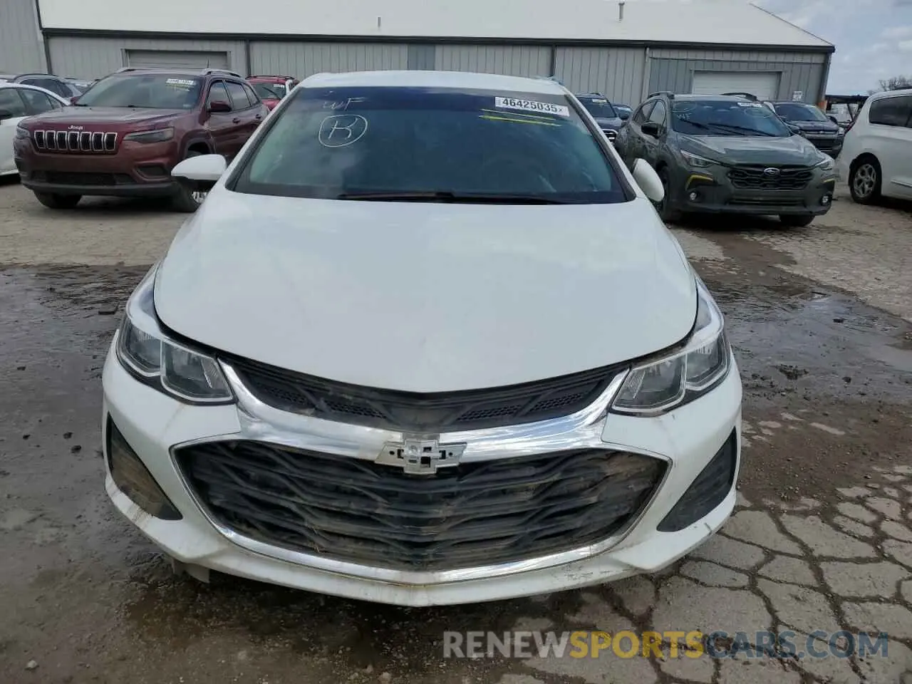 5 Photograph of a damaged car 3G1BC6SM6KS554411 CHEVROLET CRUZE 2019