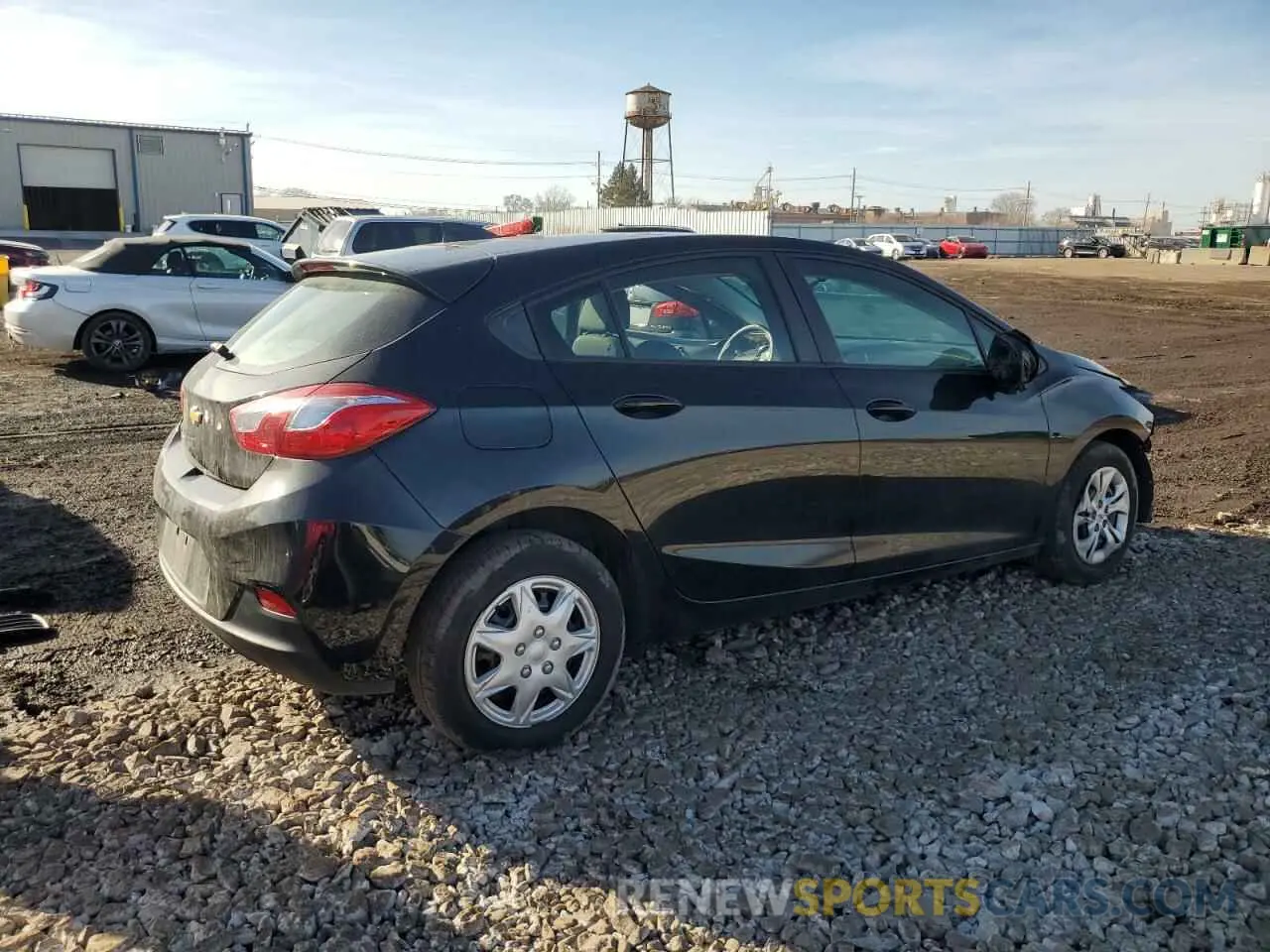 3 Photograph of a damaged car 3G1BC6SM7KS579589 CHEVROLET CRUZE 2019