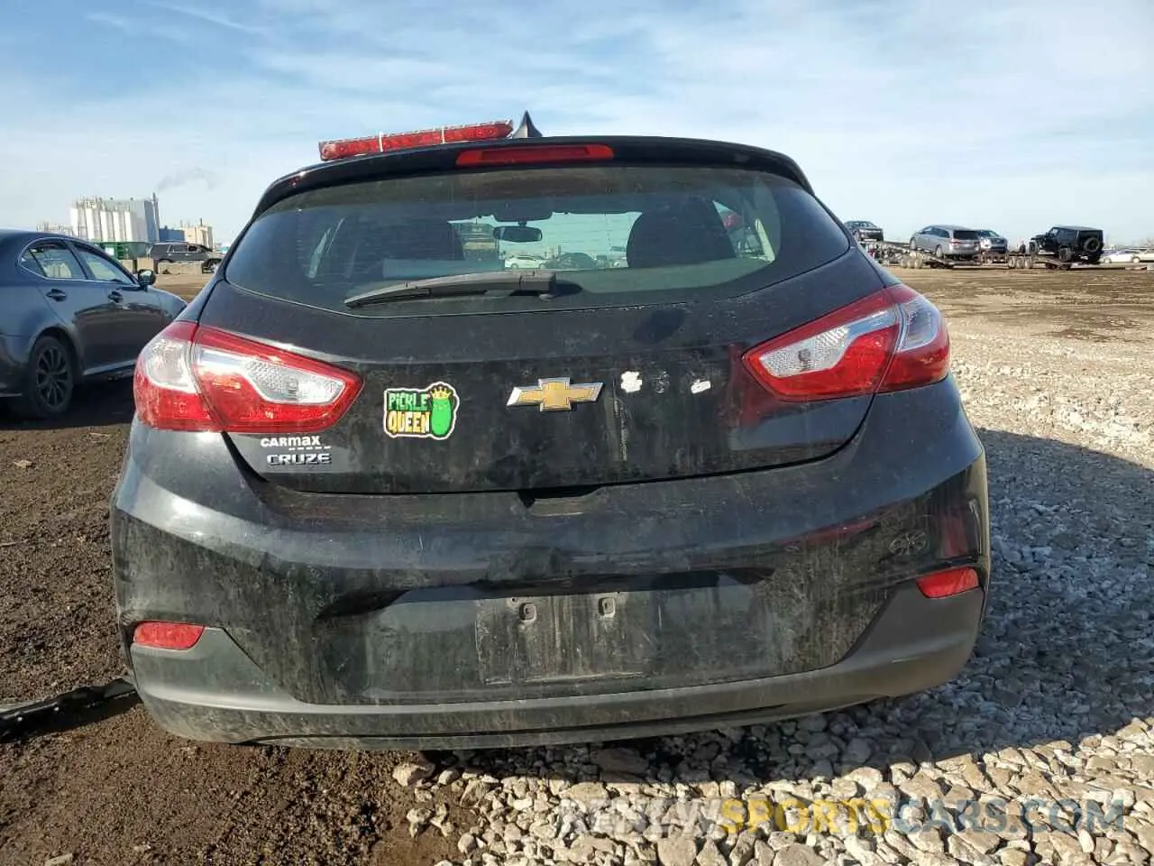 6 Photograph of a damaged car 3G1BC6SM7KS579589 CHEVROLET CRUZE 2019