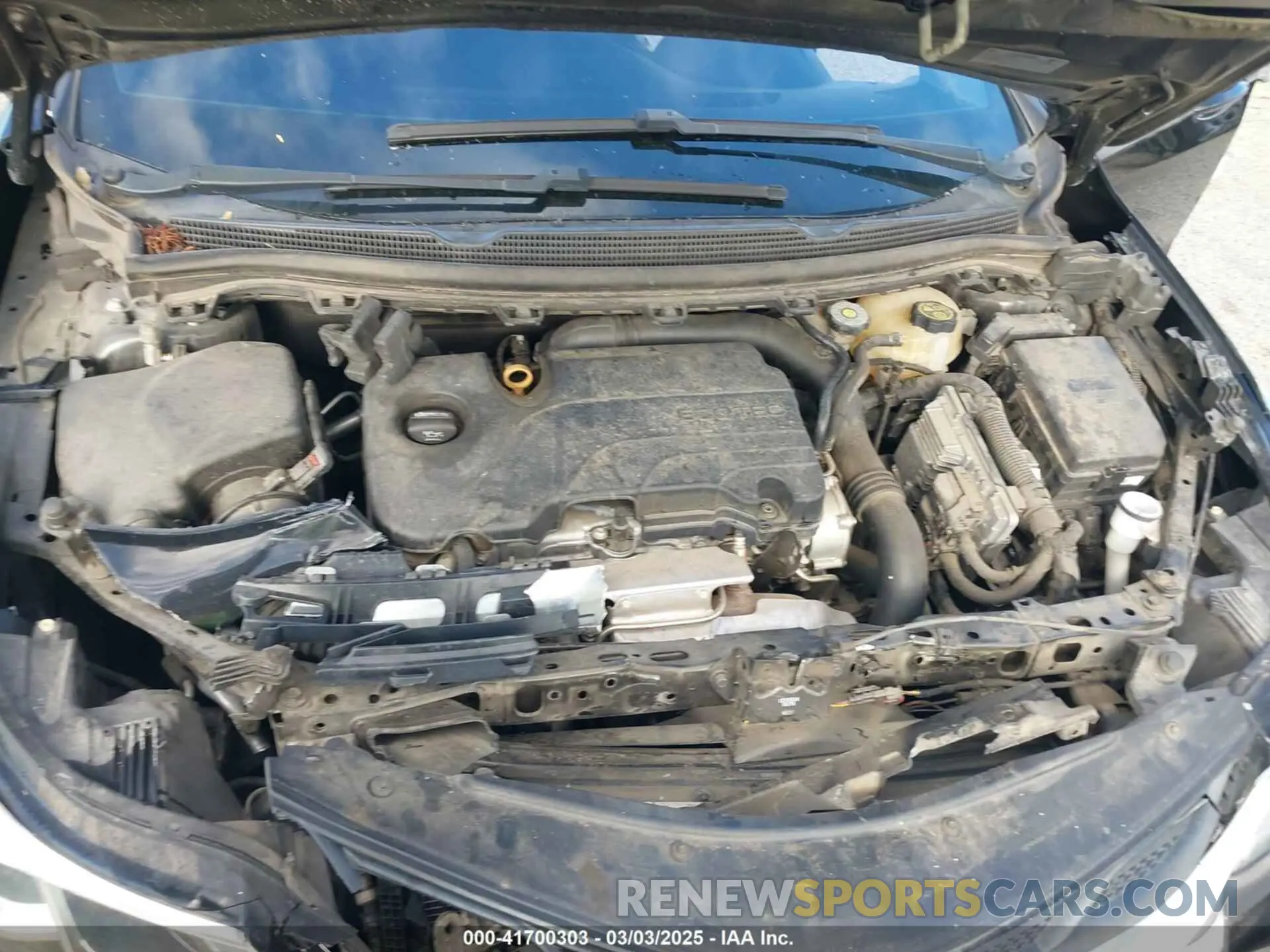 10 Photograph of a damaged car 3G1BC6SM8KS589855 CHEVROLET CRUZE 2019