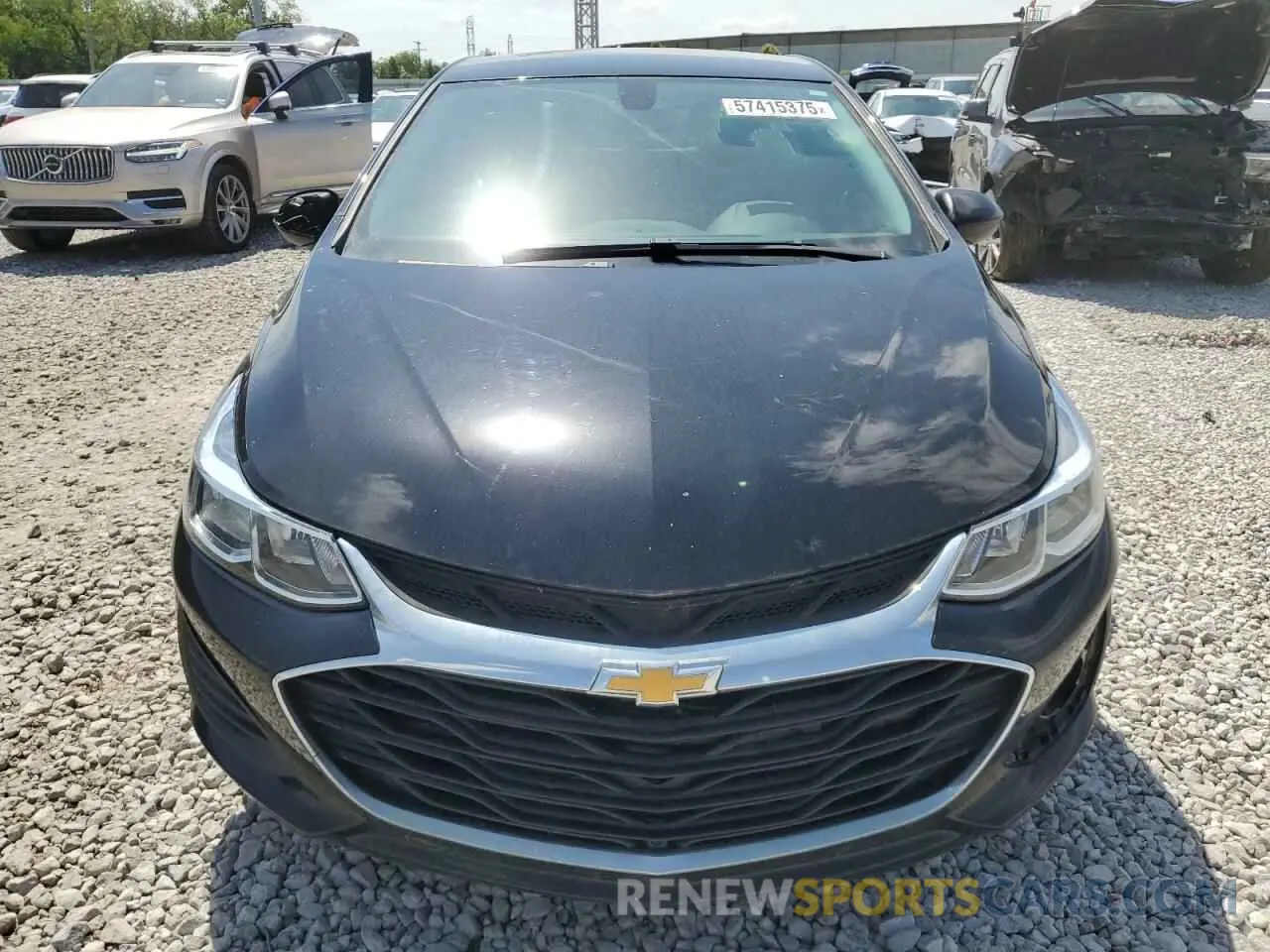 5 Photograph of a damaged car 3G1BC6SM8KS614639 CHEVROLET CRUZE 2019