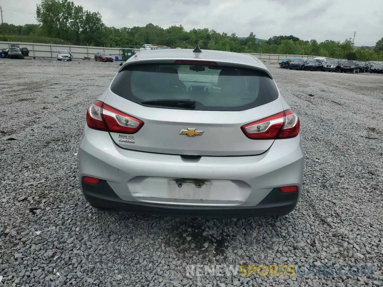 6 Photograph of a damaged car 3G1BC6SMXKS533058 CHEVROLET CRUZE 2019