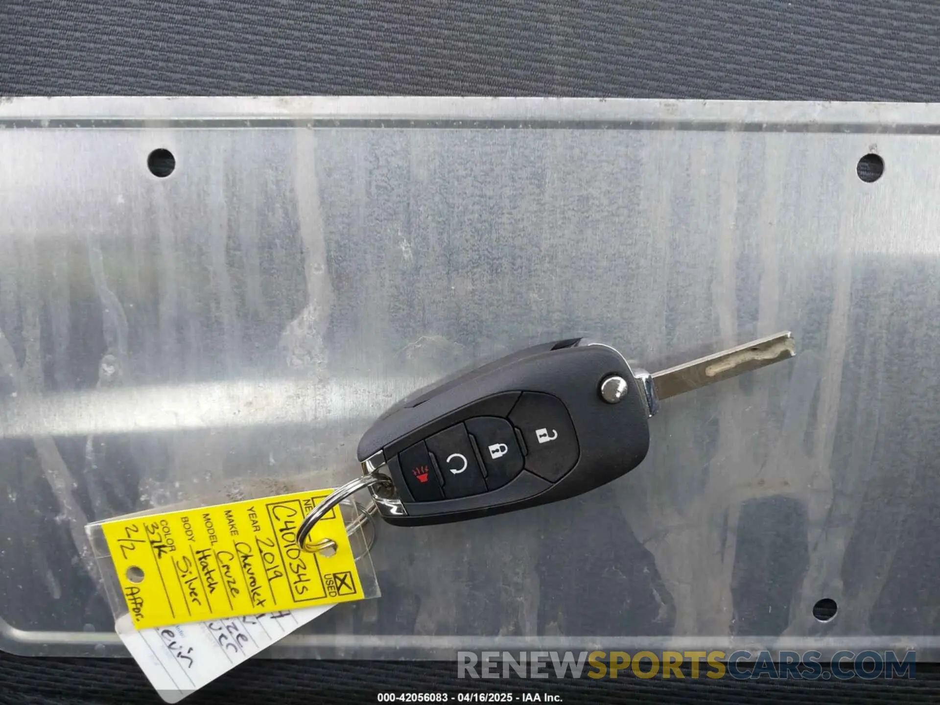 11 Photograph of a damaged car 3G1BC6SMXKS562513 CHEVROLET CRUZE 2019