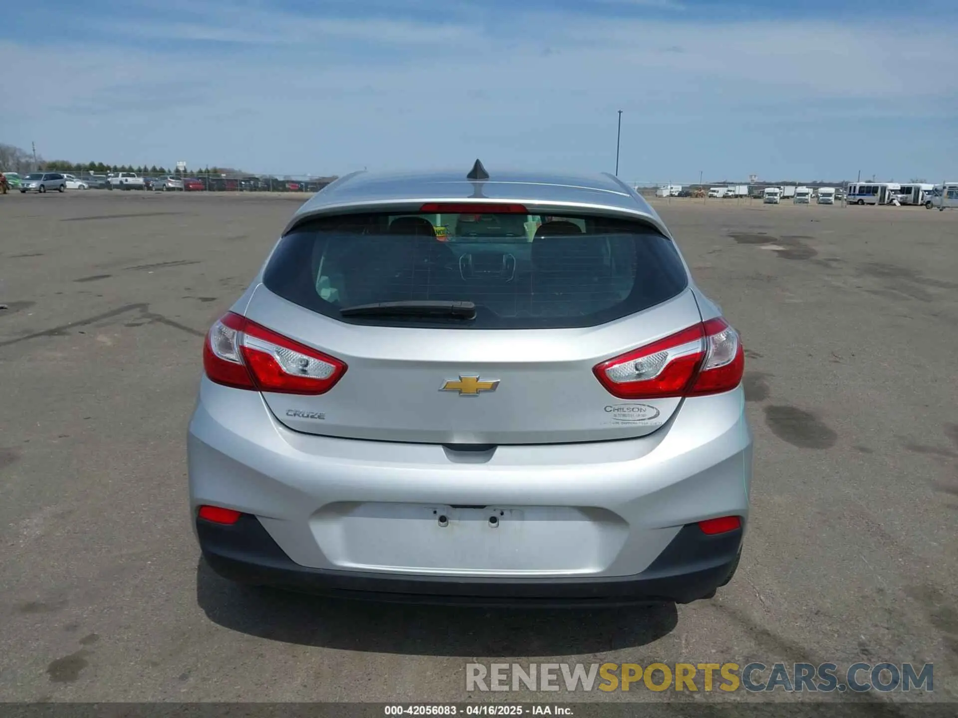 16 Photograph of a damaged car 3G1BC6SMXKS562513 CHEVROLET CRUZE 2019