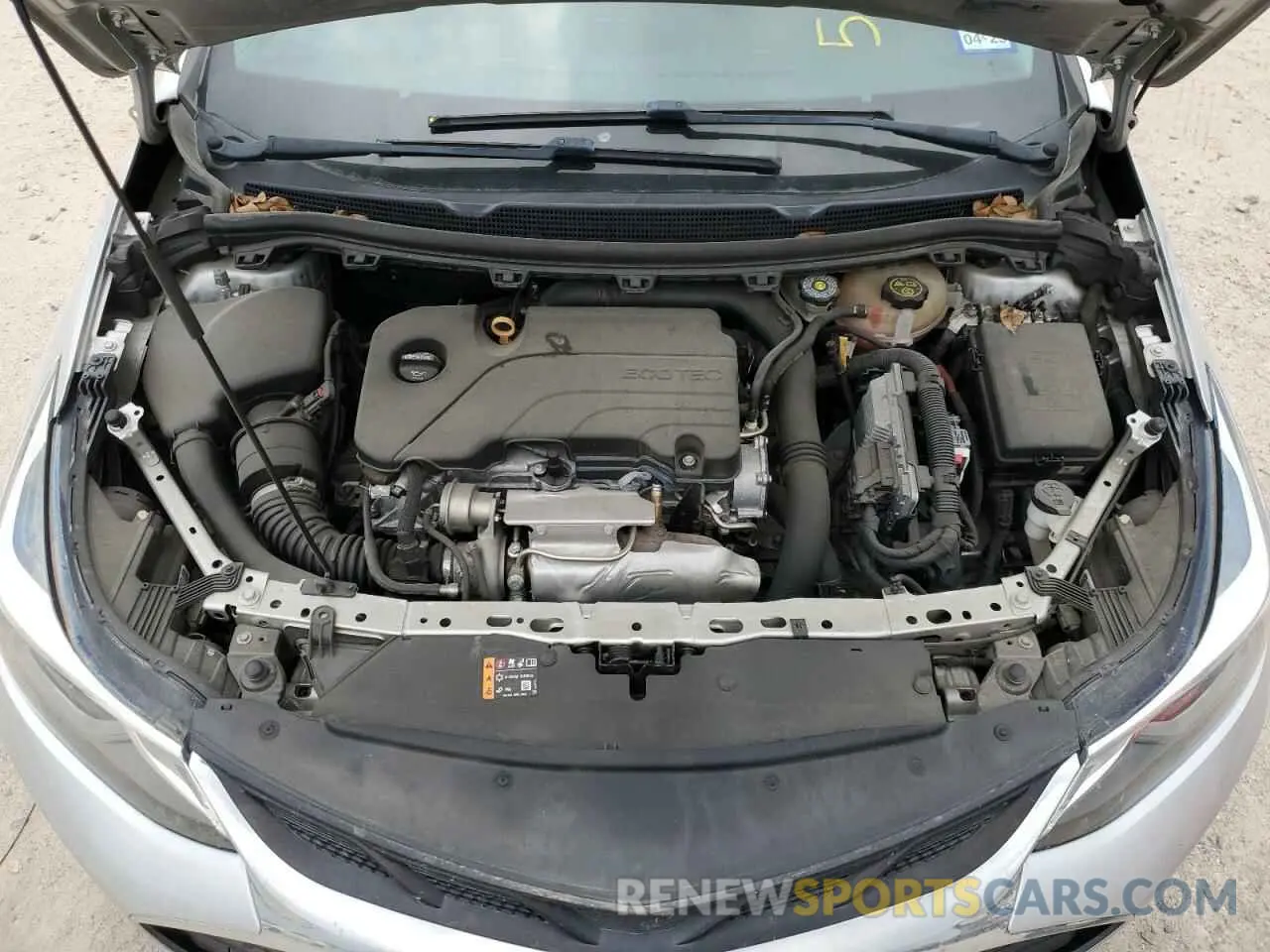 12 Photograph of a damaged car 3G1BE6SM1KS571465 CHEVROLET CRUZE 2019