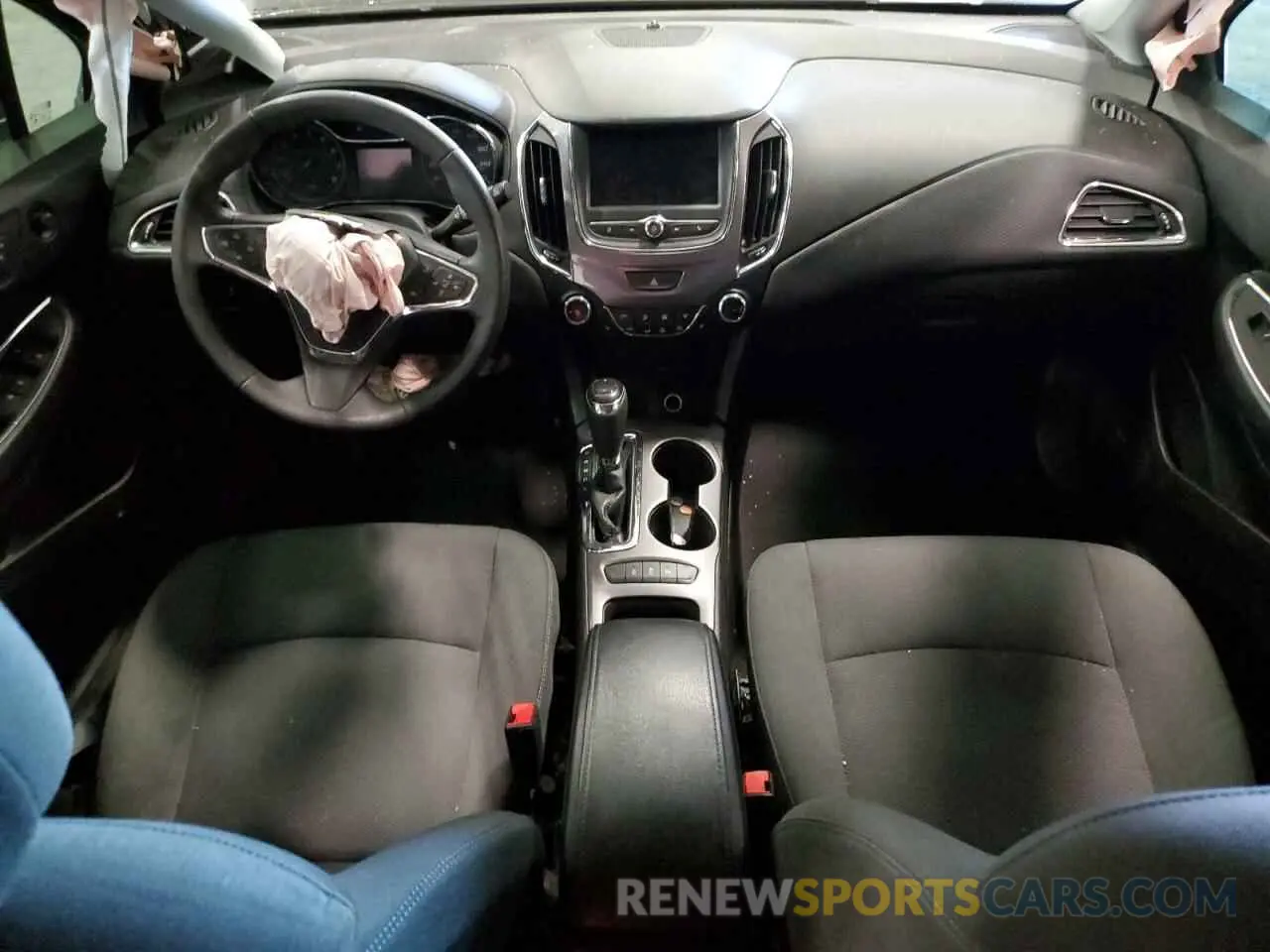 8 Photograph of a damaged car 3G1BE6SM2KS589439 CHEVROLET CRUZE 2019