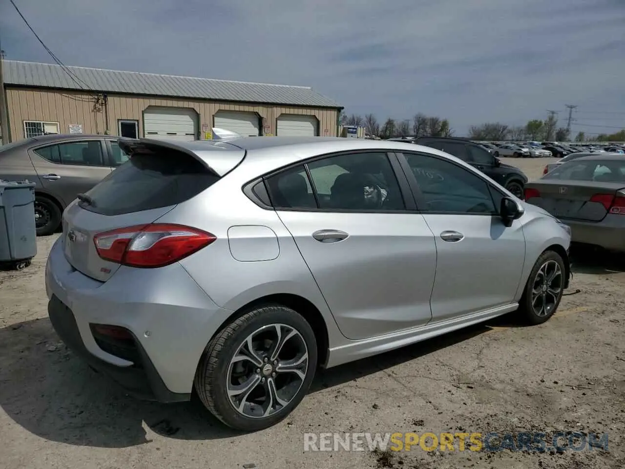 3 Photograph of a damaged car 3G1BE6SM3KS610220 CHEVROLET CRUZE 2019