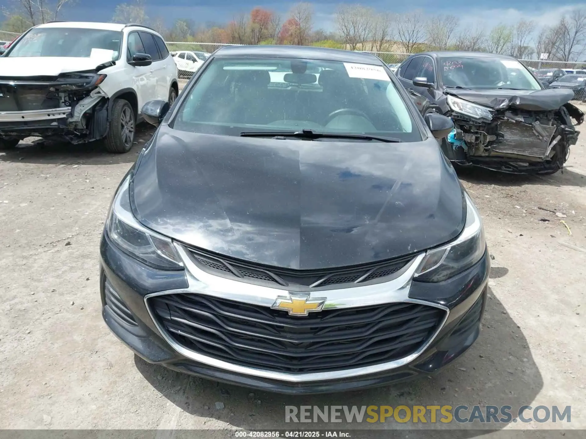 12 Photograph of a damaged car 3G1BE6SM3KS612436 CHEVROLET CRUZE 2019