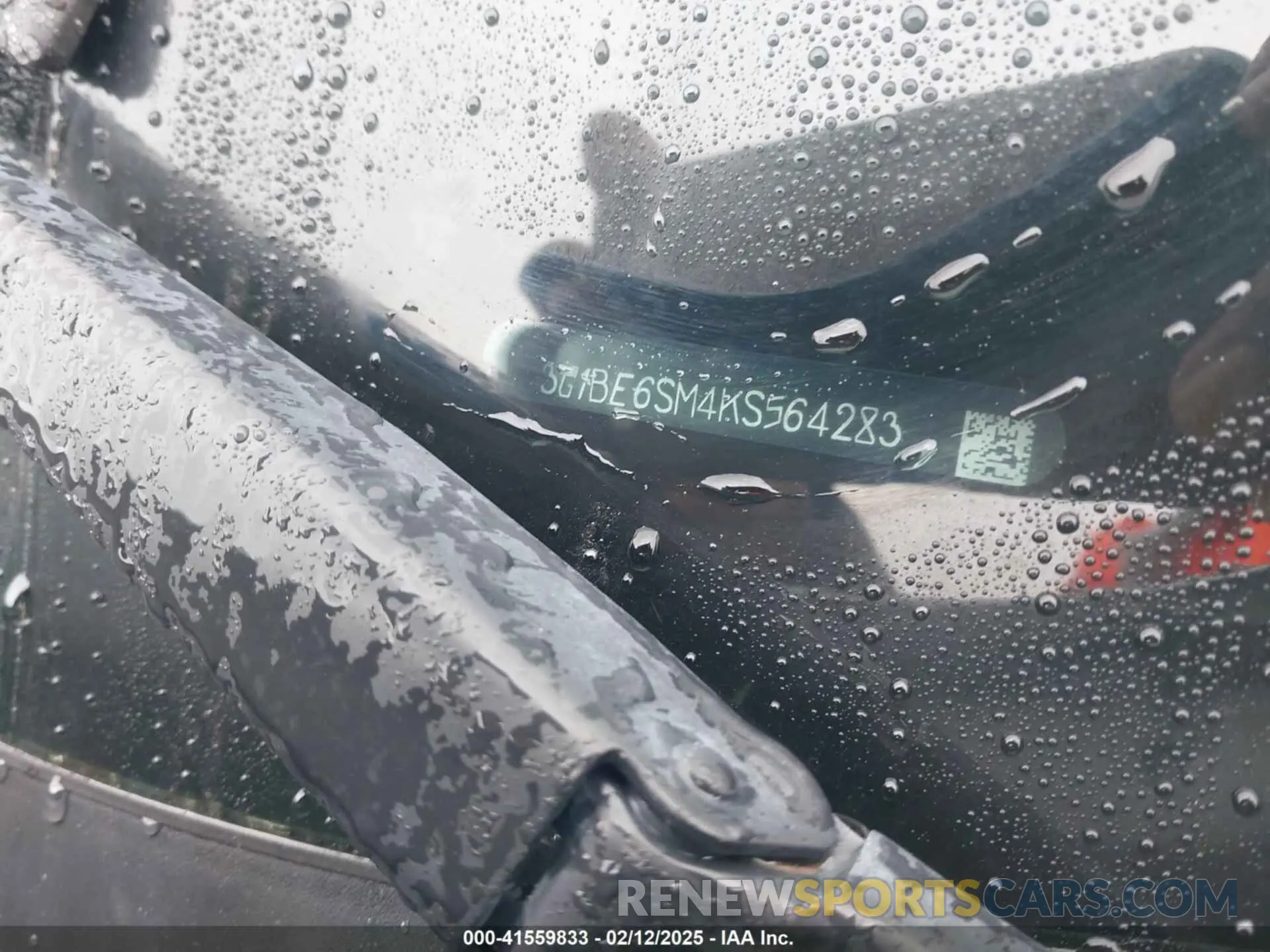 9 Photograph of a damaged car 3G1BE6SM4KS564283 CHEVROLET CRUZE 2019