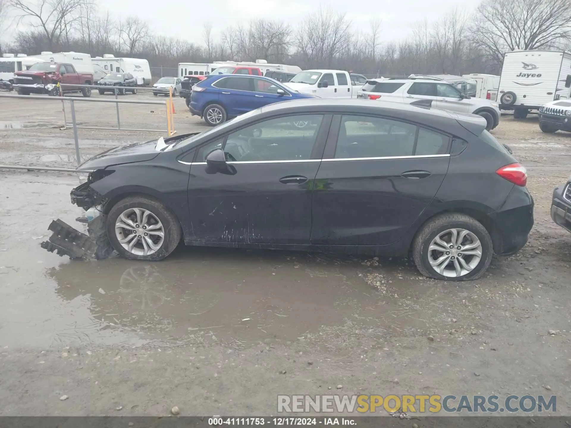 14 Photograph of a damaged car 3G1BE6SM6KS564012 CHEVROLET CRUZE 2019