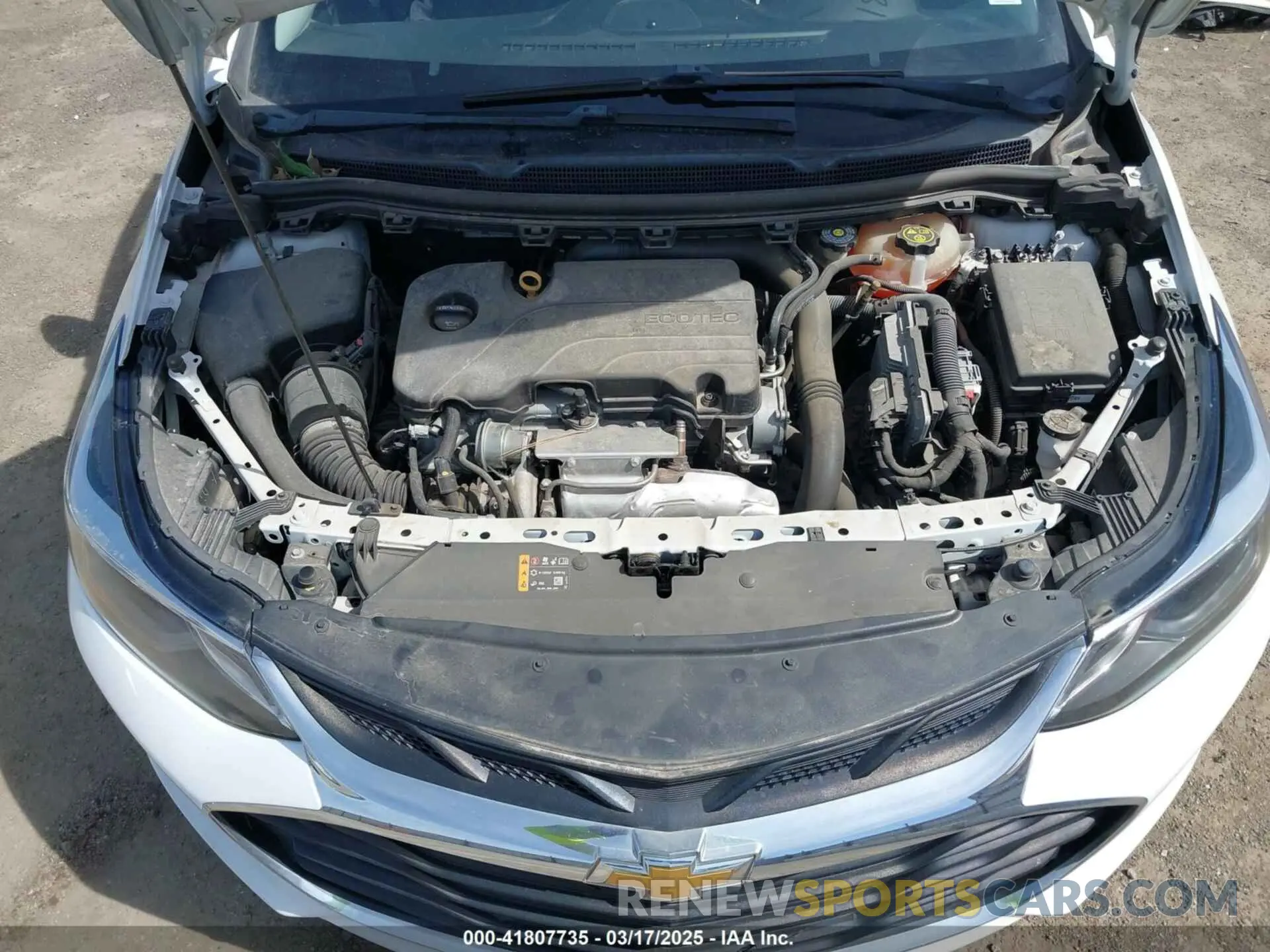 10 Photograph of a damaged car 3G1BE6SM7KS539118 CHEVROLET CRUZE 2019