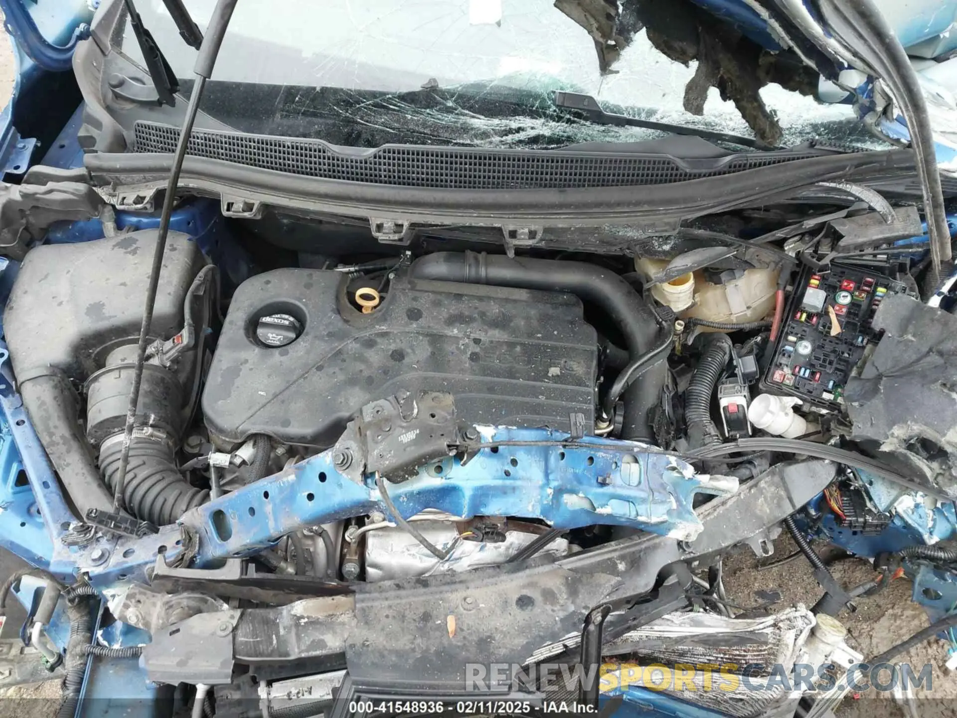 10 Photograph of a damaged car 3G1BE6SM8KS592202 CHEVROLET CRUZE 2019