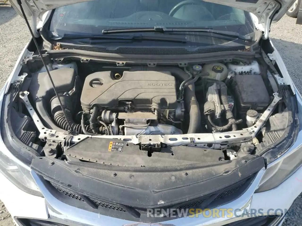 11 Photograph of a damaged car 3G1BE6SM8KS607698 CHEVROLET CRUZE 2019