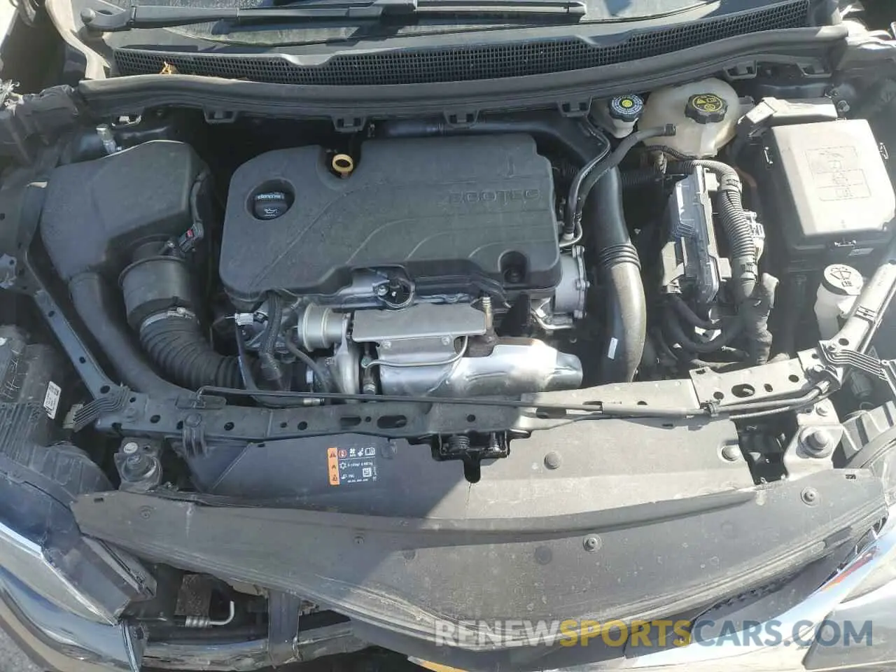 13 Photograph of a damaged car 3G1BE6SM8KS611041 CHEVROLET CRUZE 2019
