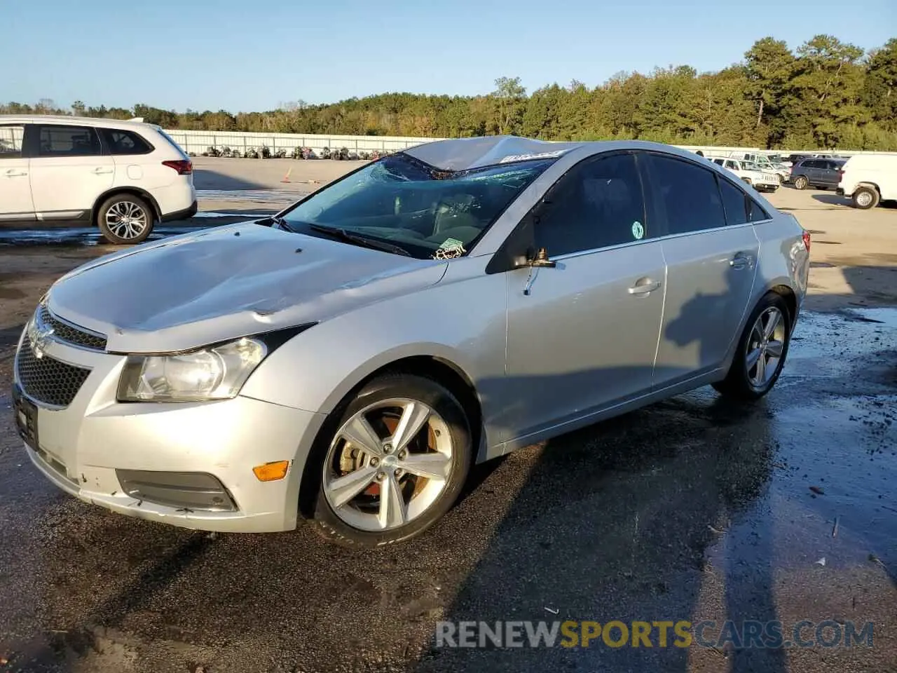 1 Photograph of a damaged car 1G1PE5SB1D7143749 CHEVROLET CRUZE 2022