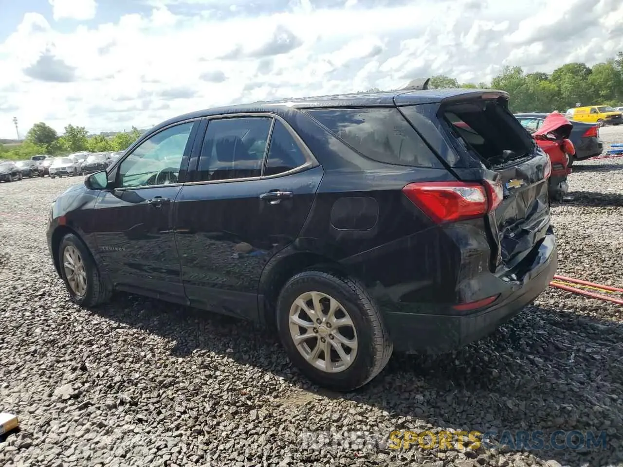 2 Photograph of a damaged car 2GNAXHEV0K6228598 CHEVROLET EQUINOX 2019