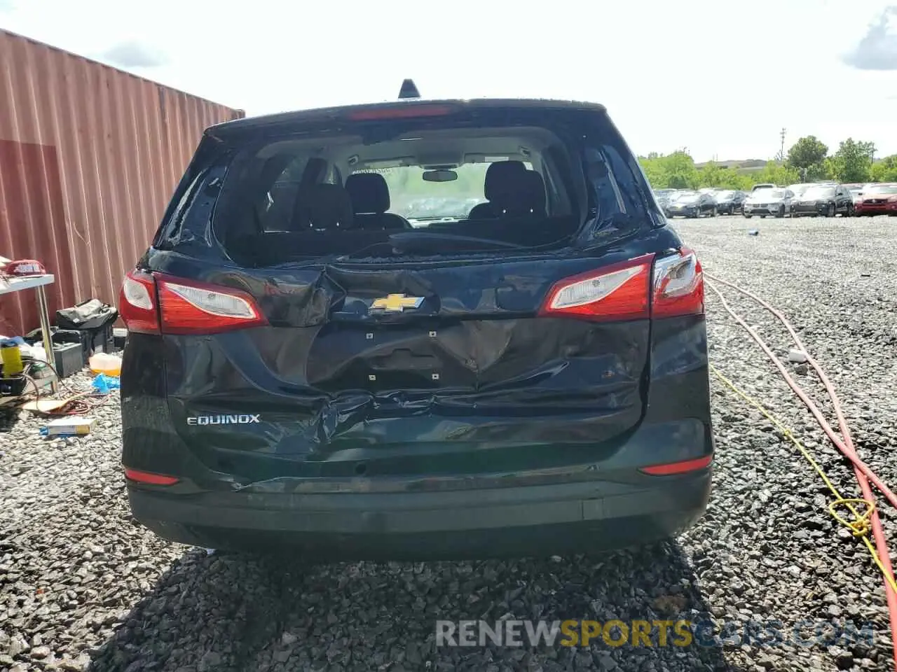 6 Photograph of a damaged car 2GNAXHEV0K6228598 CHEVROLET EQUINOX 2019