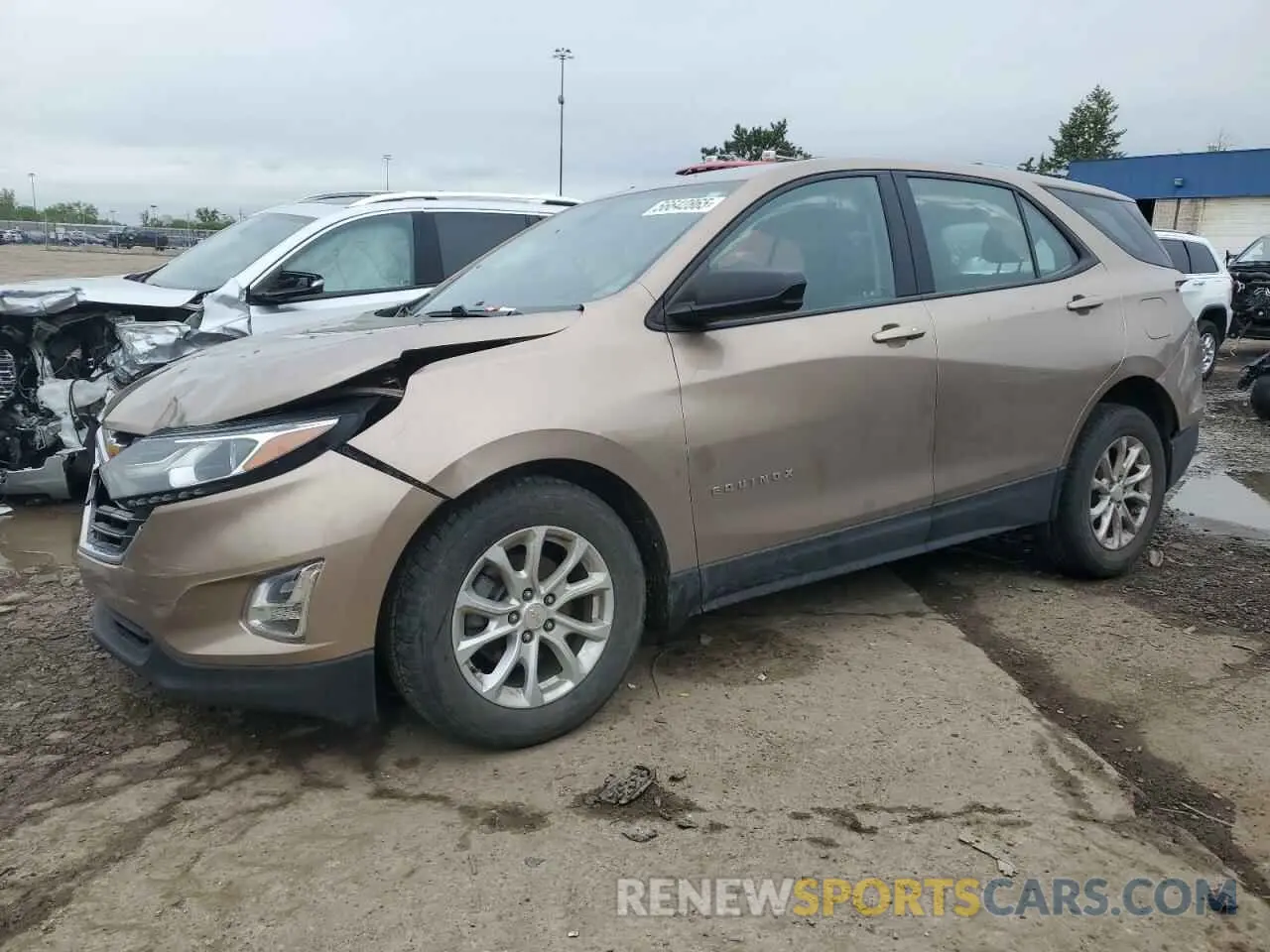 1 Photograph of a damaged car 2GNAXHEV0K6269166 CHEVROLET EQUINOX 2019