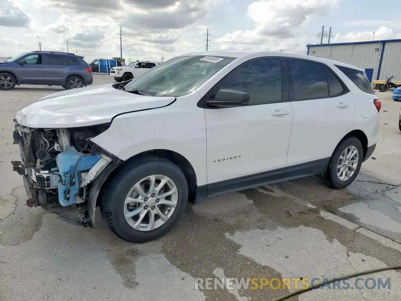 1 Photograph of a damaged car 2GNAXHEV0K6280782 CHEVROLET EQUINOX 2019