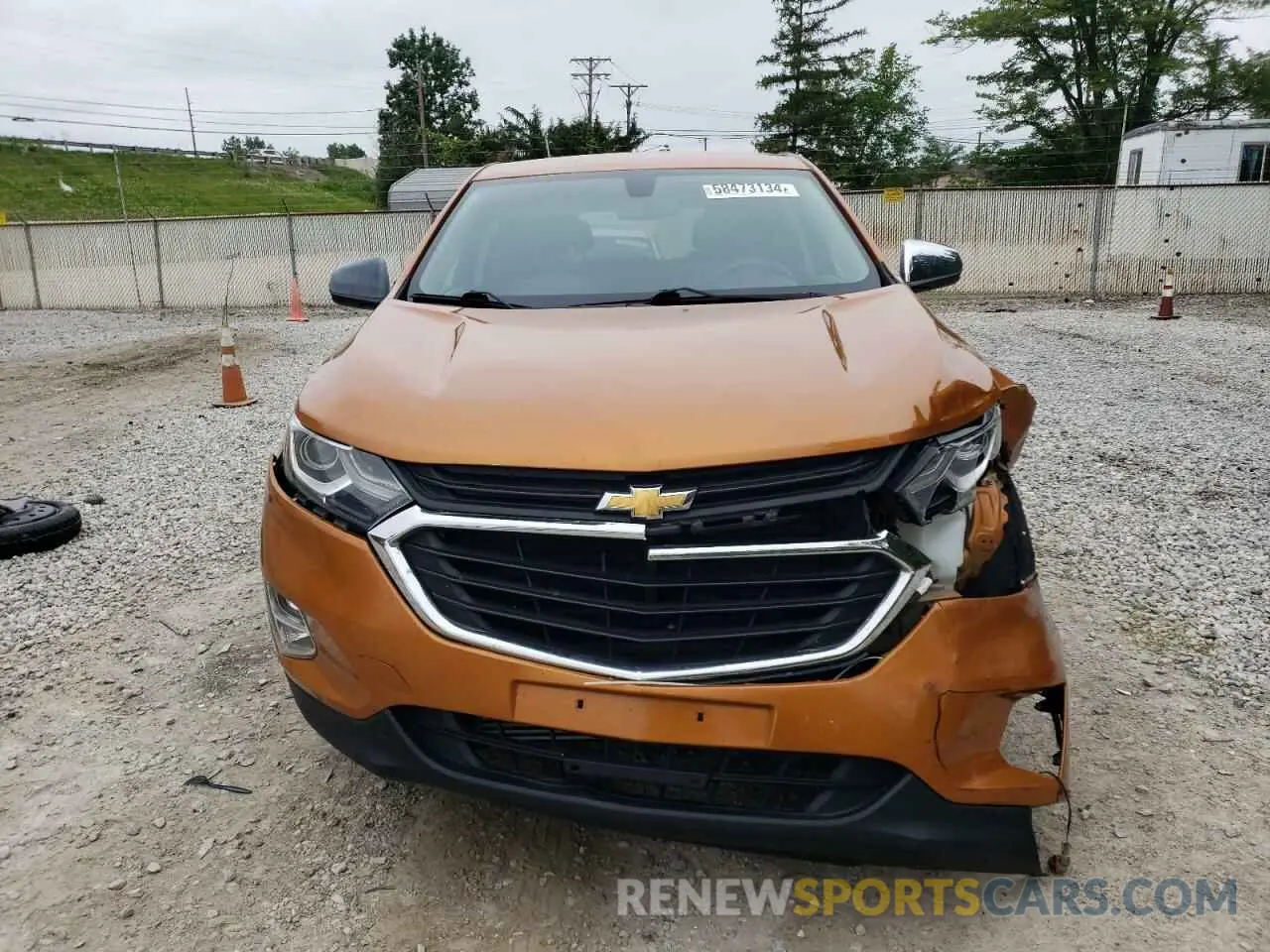 5 Photograph of a damaged car 2GNAXHEV1K6195420 CHEVROLET EQUINOX 2019