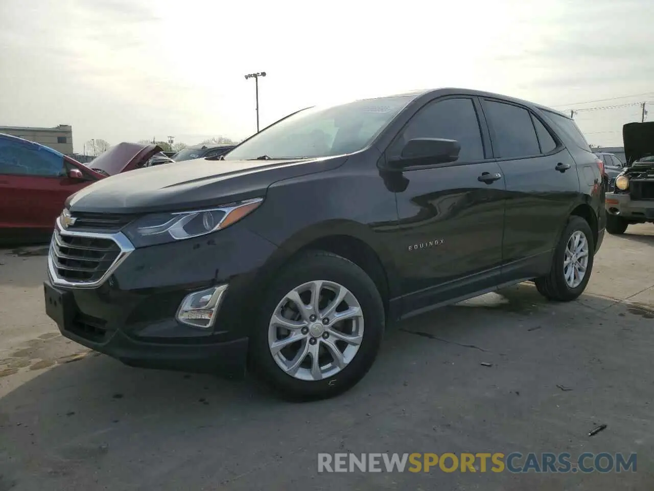 1 Photograph of a damaged car 2GNAXHEV2K6150227 CHEVROLET EQUINOX 2019