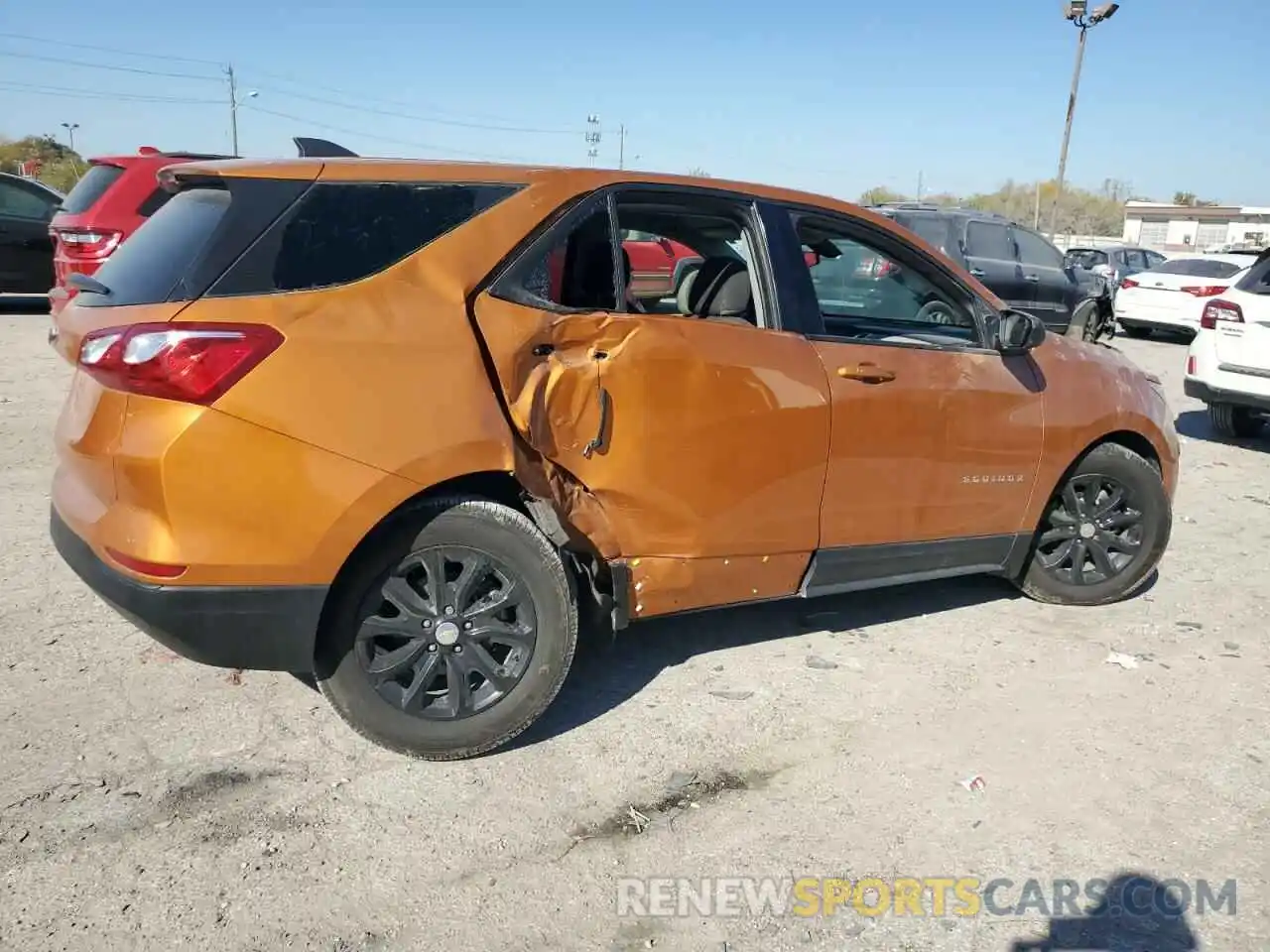 3 Photograph of a damaged car 2GNAXHEV2K6225413 CHEVROLET EQUINOX 2019