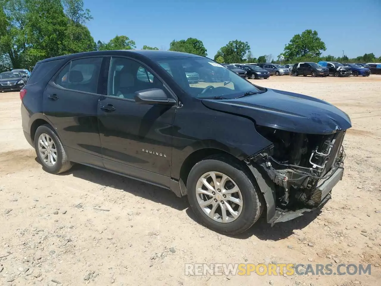 4 Photograph of a damaged car 2GNAXHEV2K6306086 CHEVROLET EQUINOX 2019