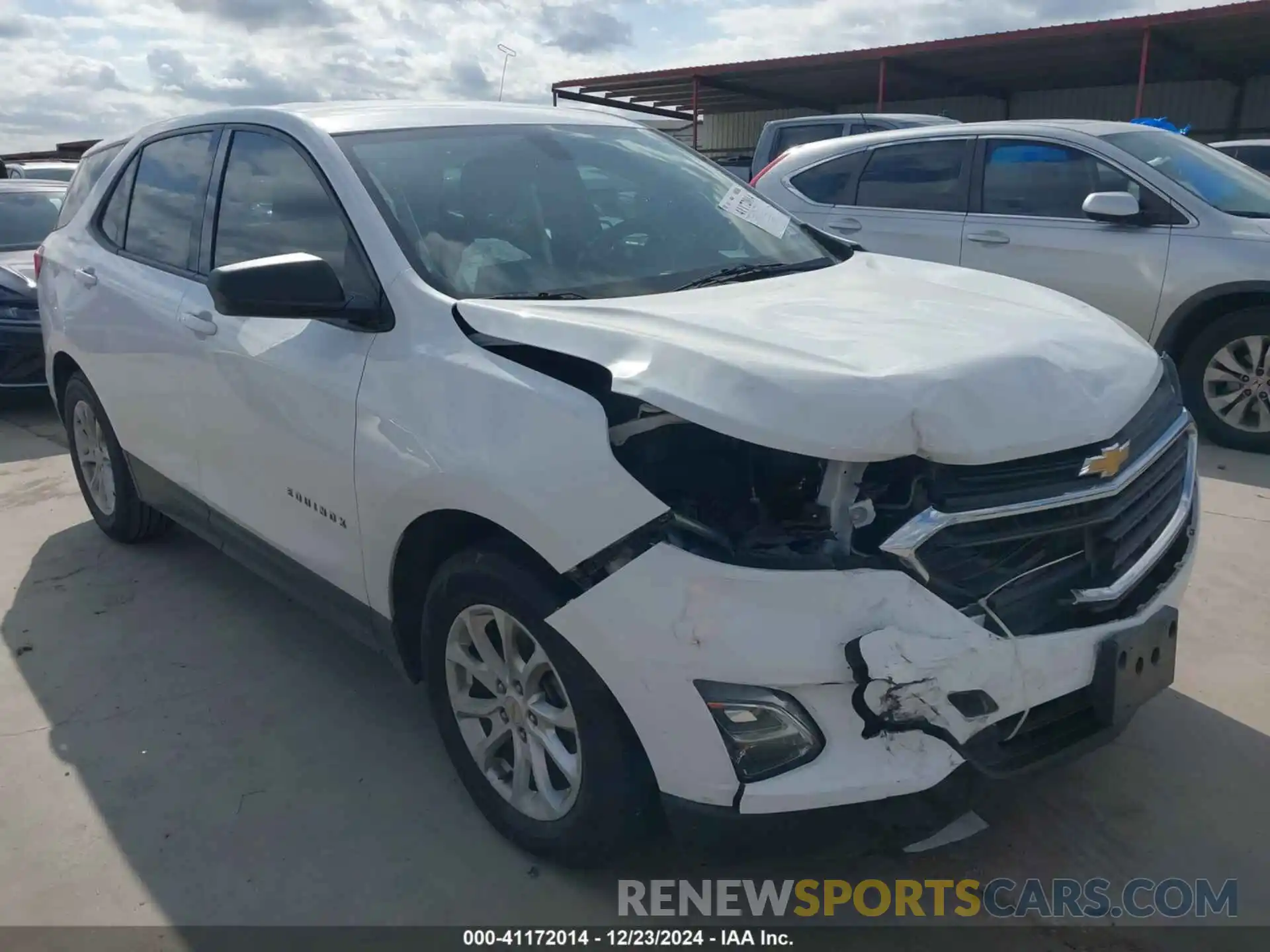 1 Photograph of a damaged car 2GNAXHEV3K6115535 CHEVROLET EQUINOX 2019