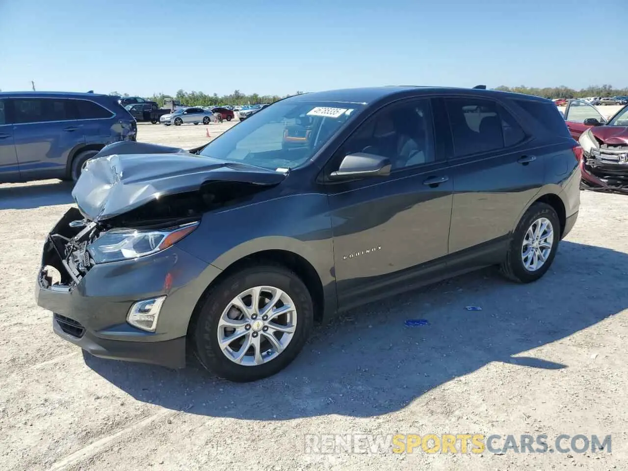 1 Photograph of a damaged car 2GNAXHEV3K6149412 CHEVROLET EQUINOX 2019