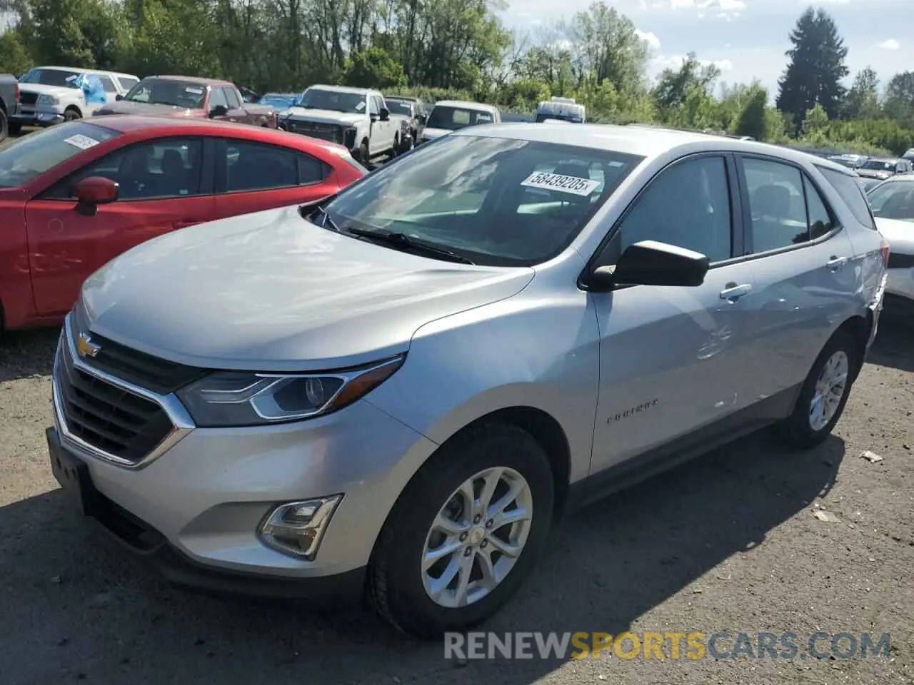 1 Photograph of a damaged car 2GNAXHEV3K6258243 CHEVROLET EQUINOX 2019