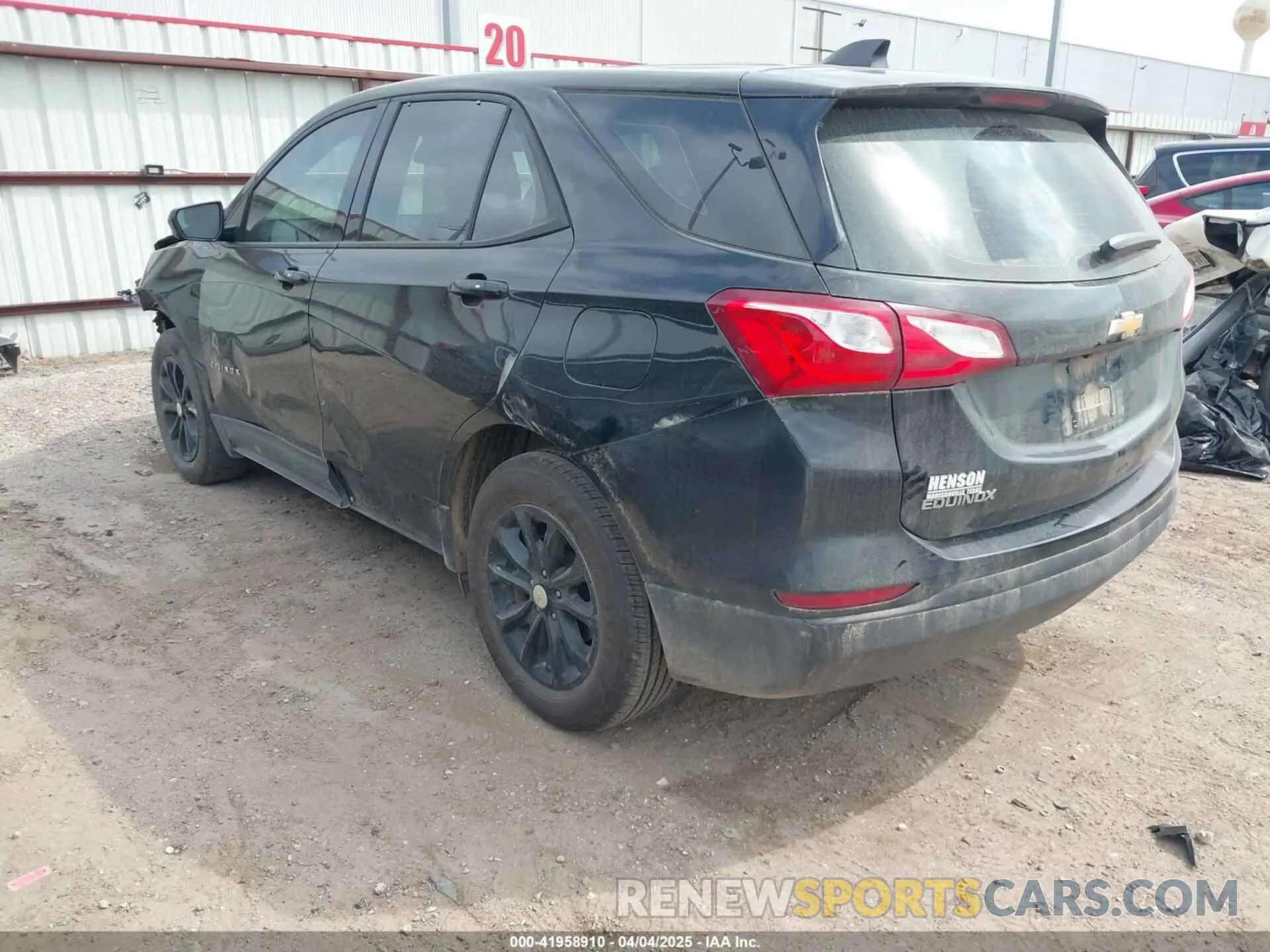 3 Photograph of a damaged car 2GNAXHEV3K6294711 CHEVROLET EQUINOX 2019