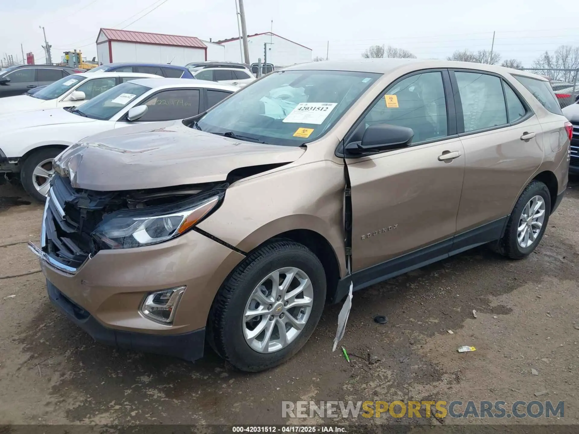 2 Photograph of a damaged car 2GNAXHEV5K6294242 CHEVROLET EQUINOX 2019